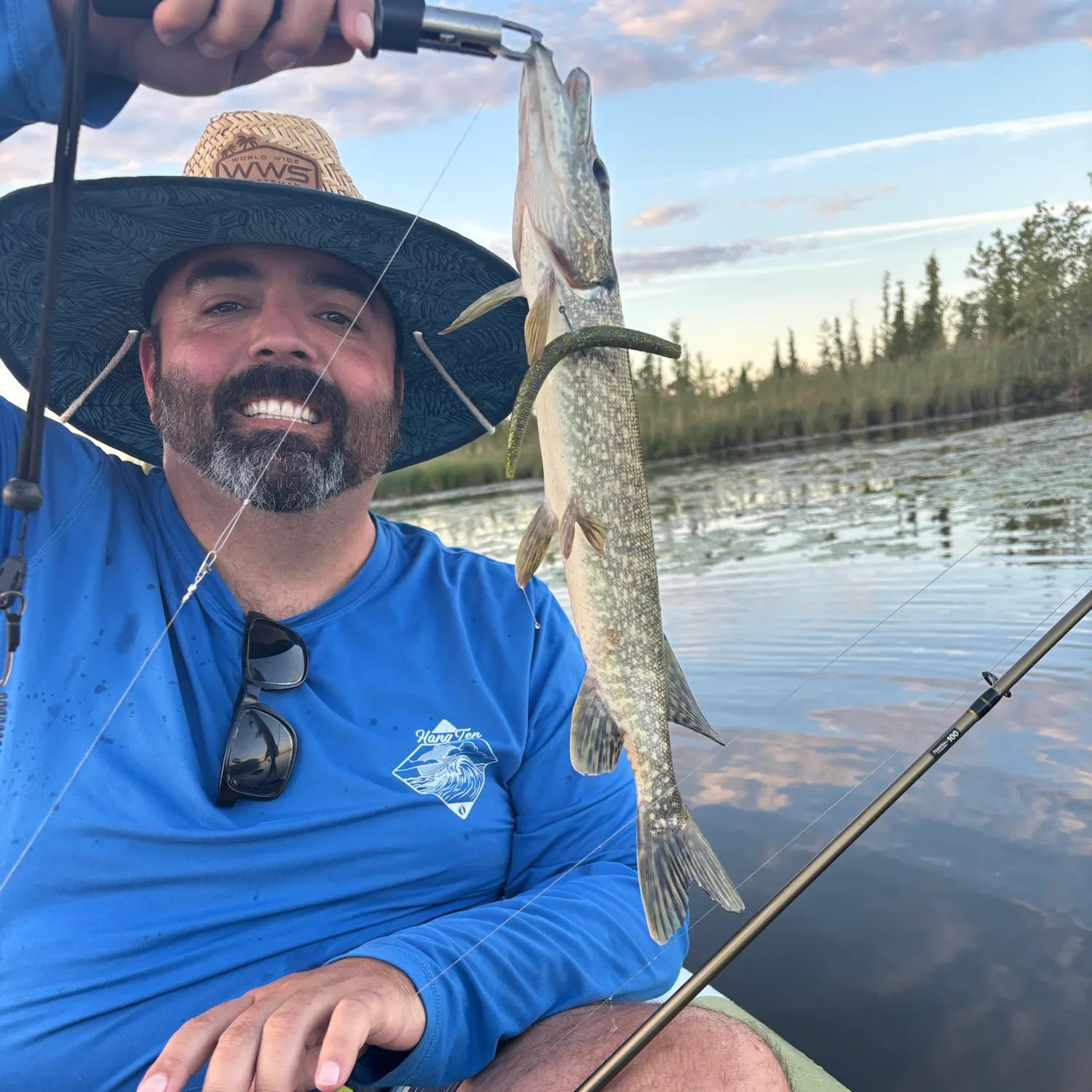 Northern pike caught on Fishbrain