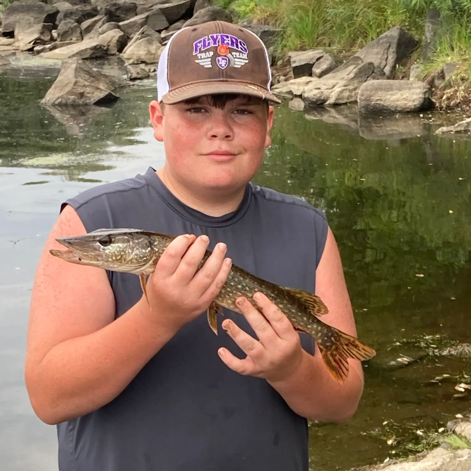 Northern pike caught on Fishbrain