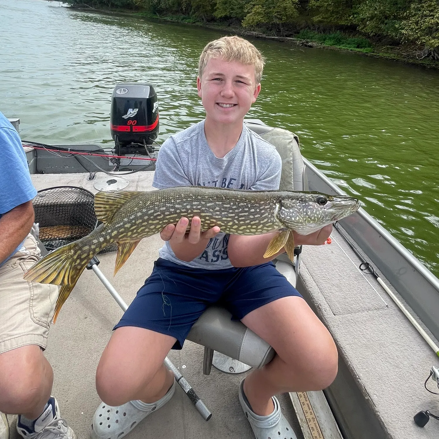 Northern pike caught on Fishbrain
