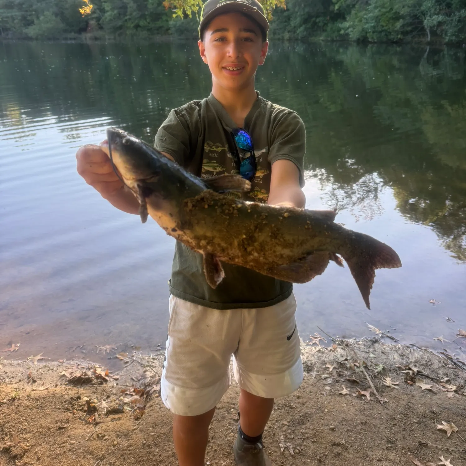 Channel catfish caught on Fishbrain