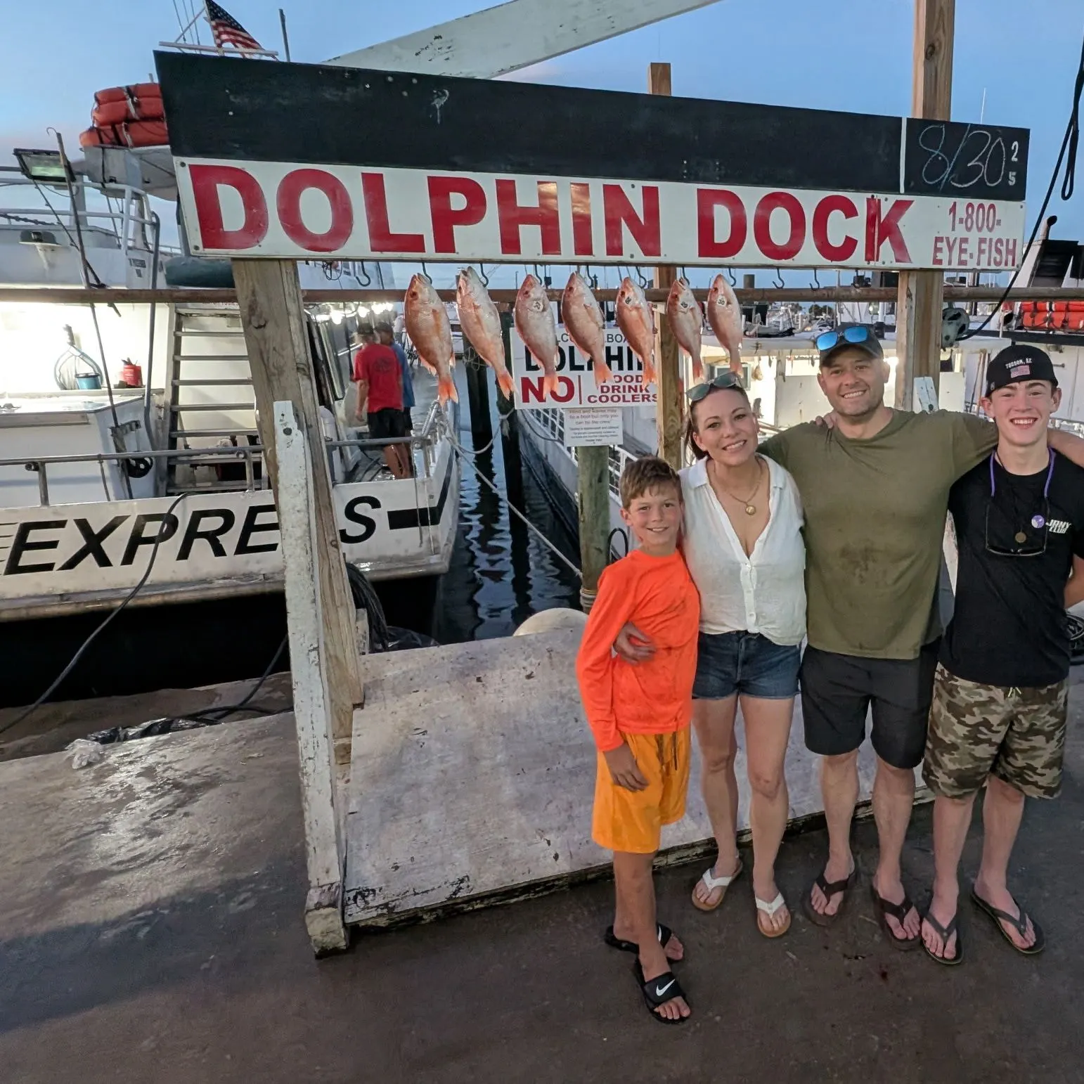 recently logged catches