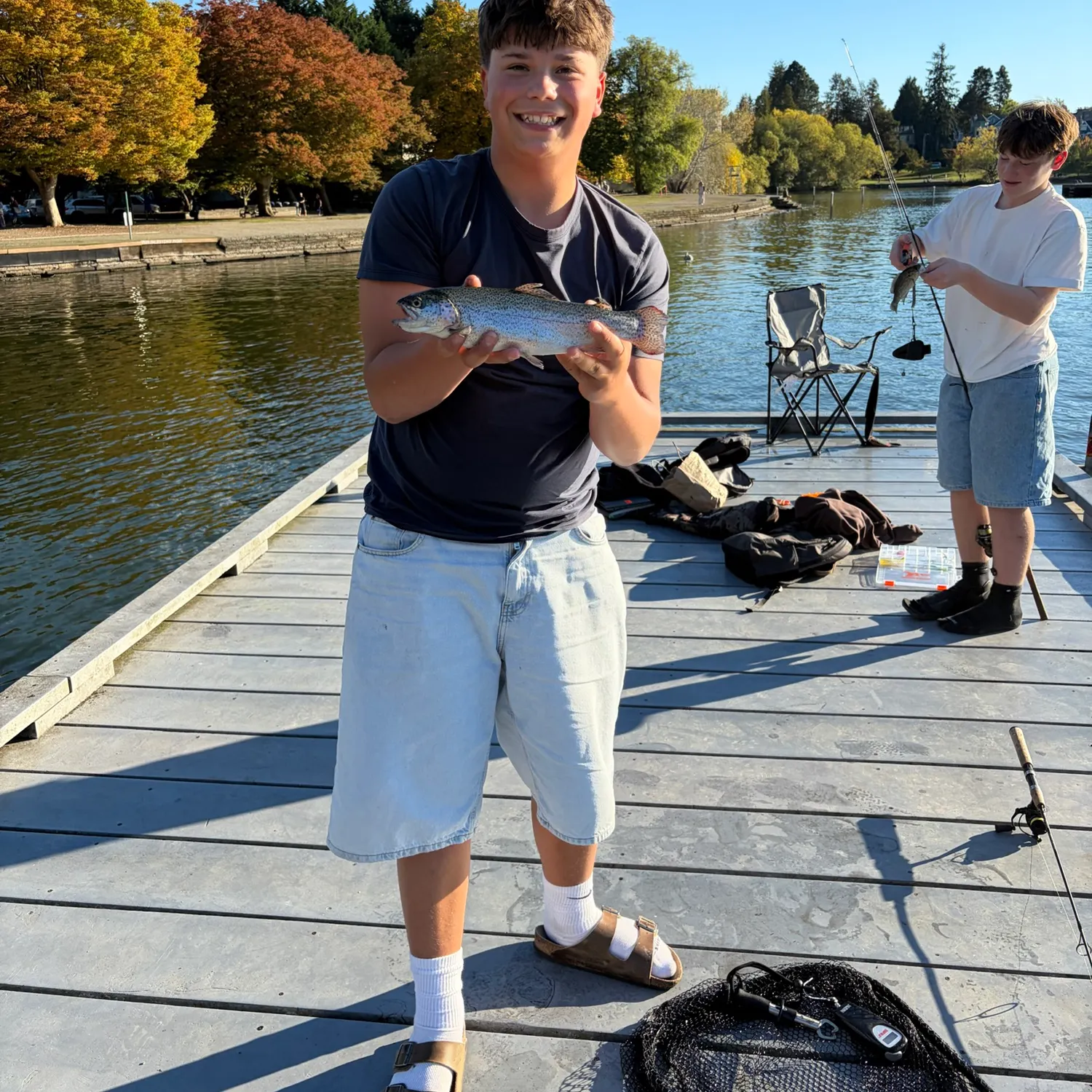 Rainbow trout caught on Fishbrain