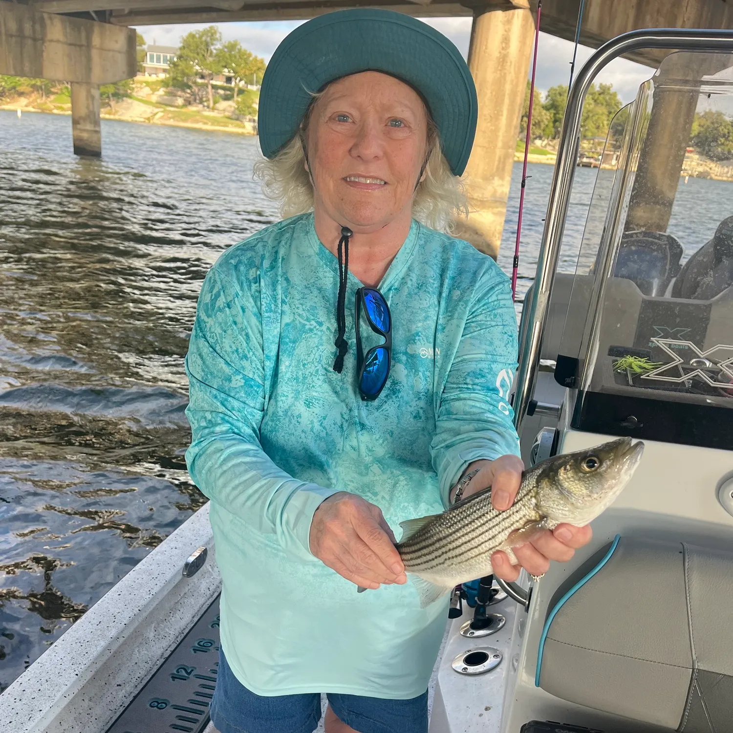 Striped bass caught on Fishbrain