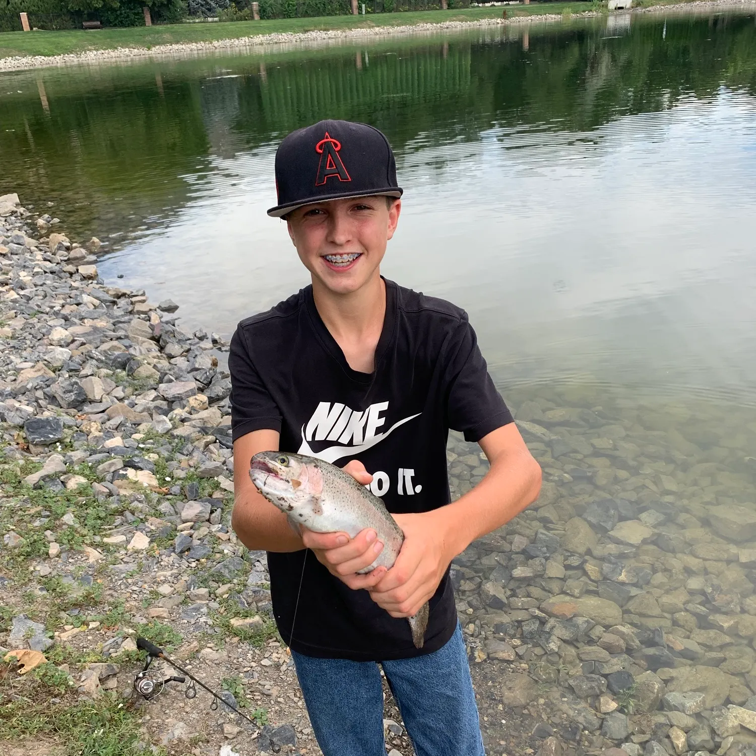 Rainbow trout caught on Fishbrain