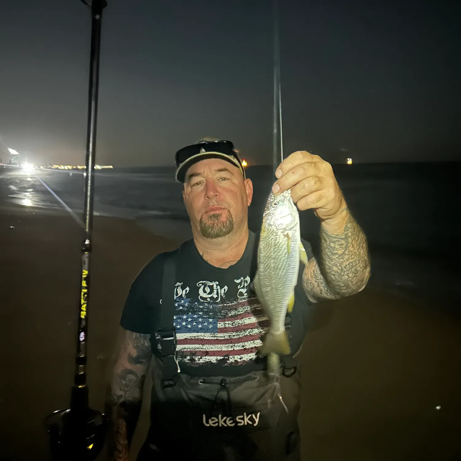 Yellowfin croaker caught on Fishbrain