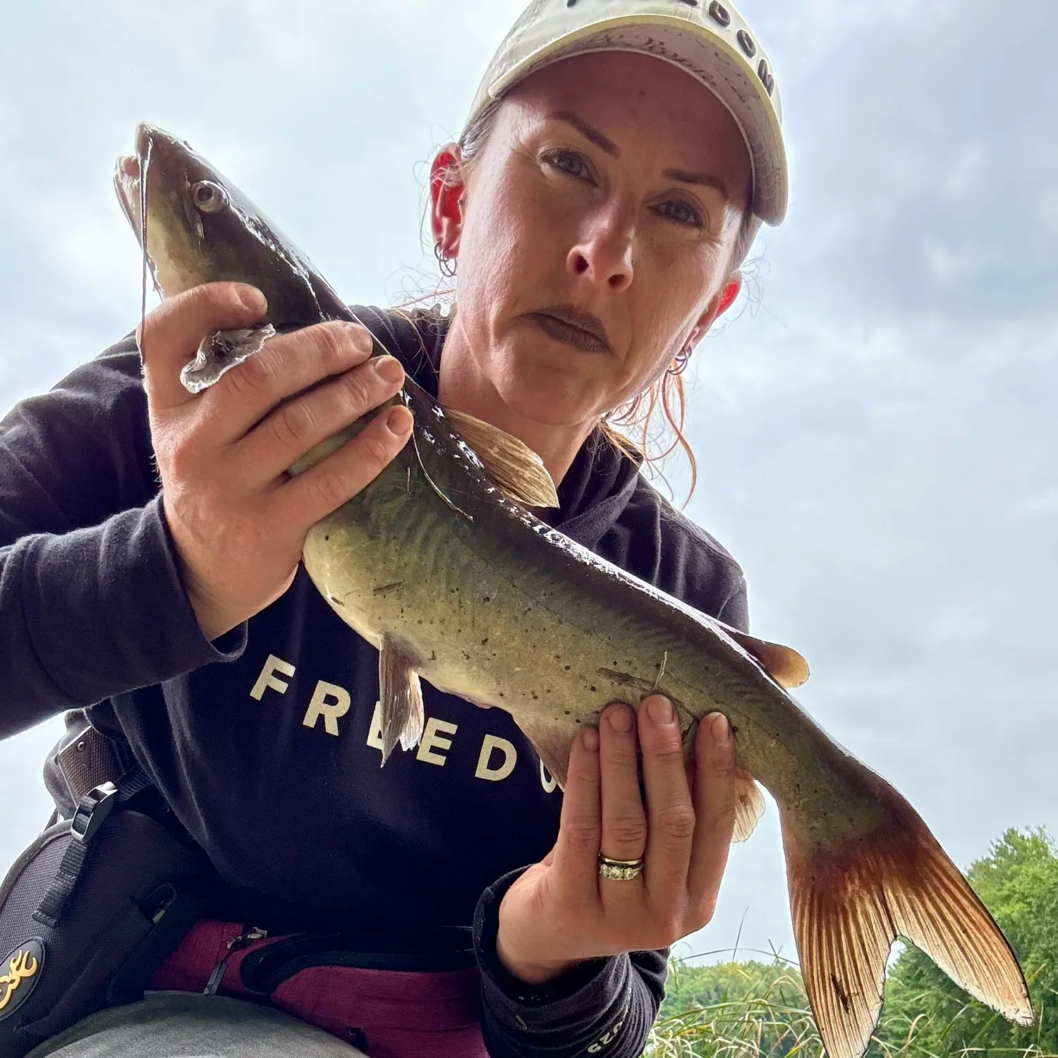 Channel catfish caught on Fishbrain