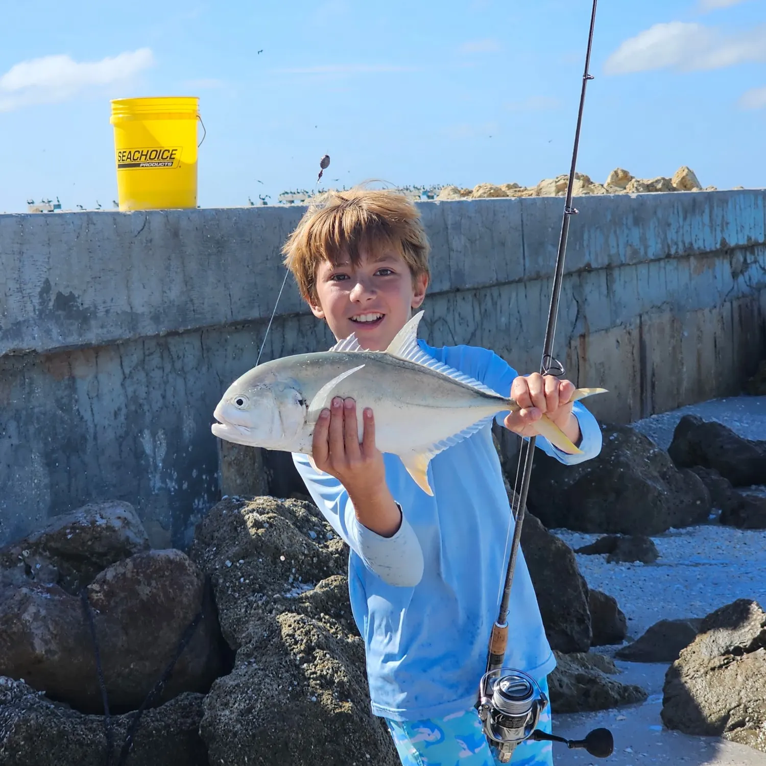 Crevalle jack caught on Fishbrain