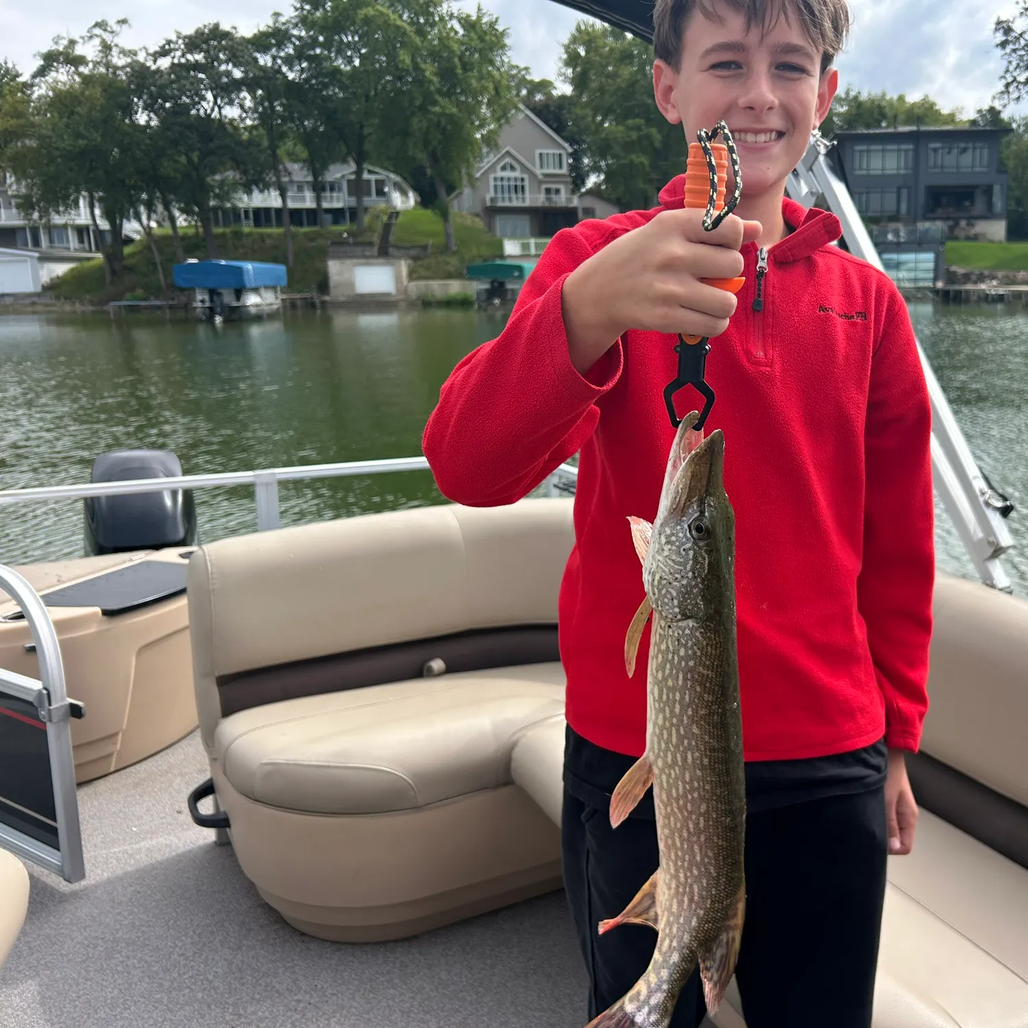 Northern pike caught on Fishbrain
