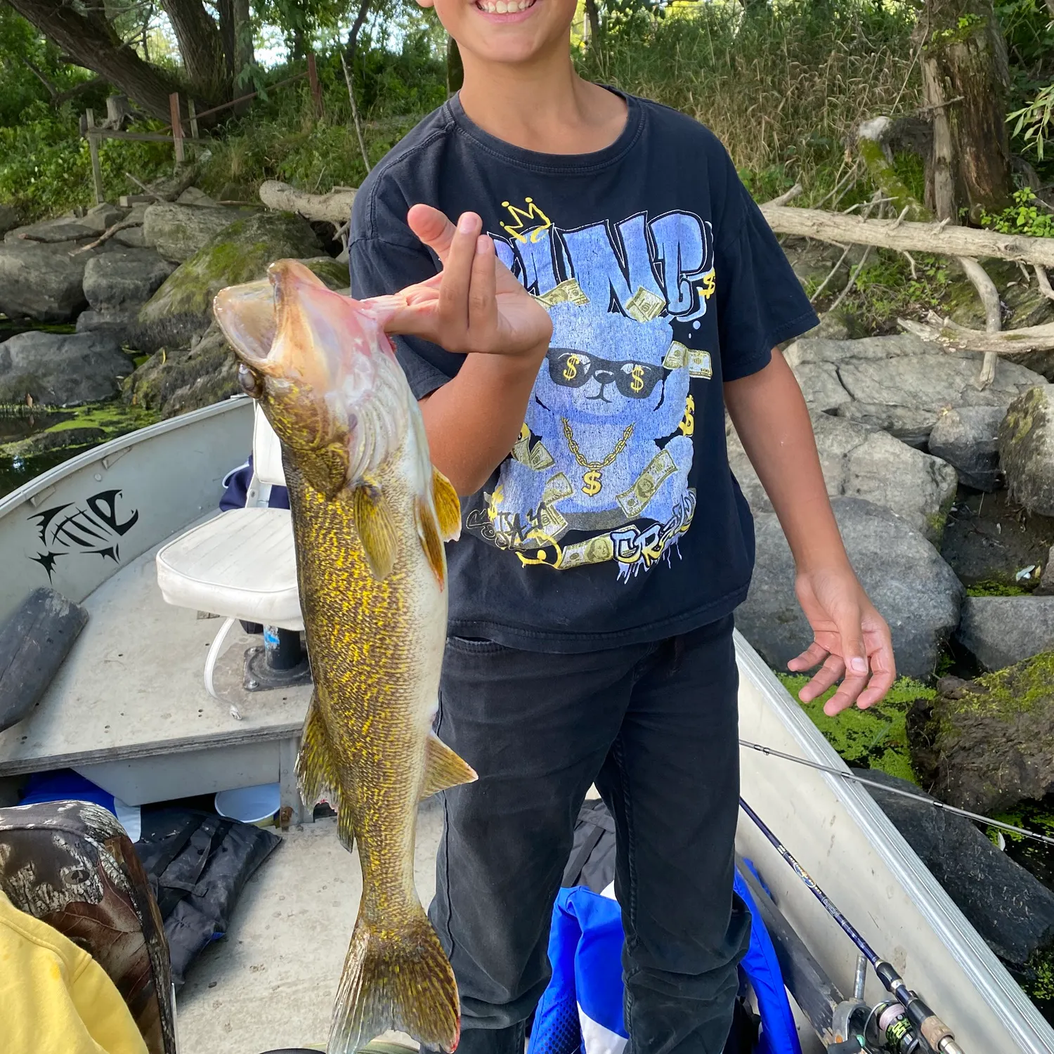 Walleye caught on Fishbrain