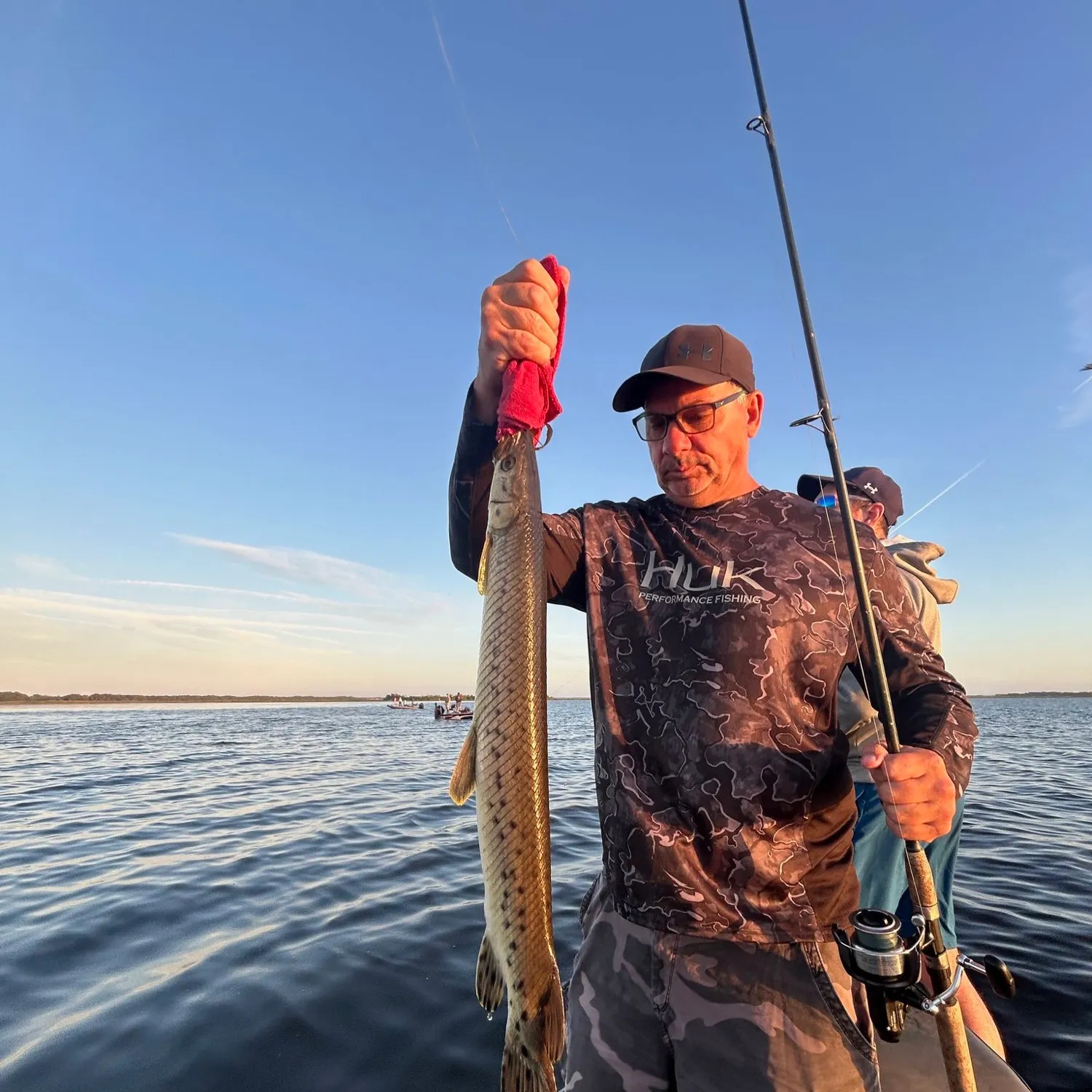 Spotted gar caught on Fishbrain