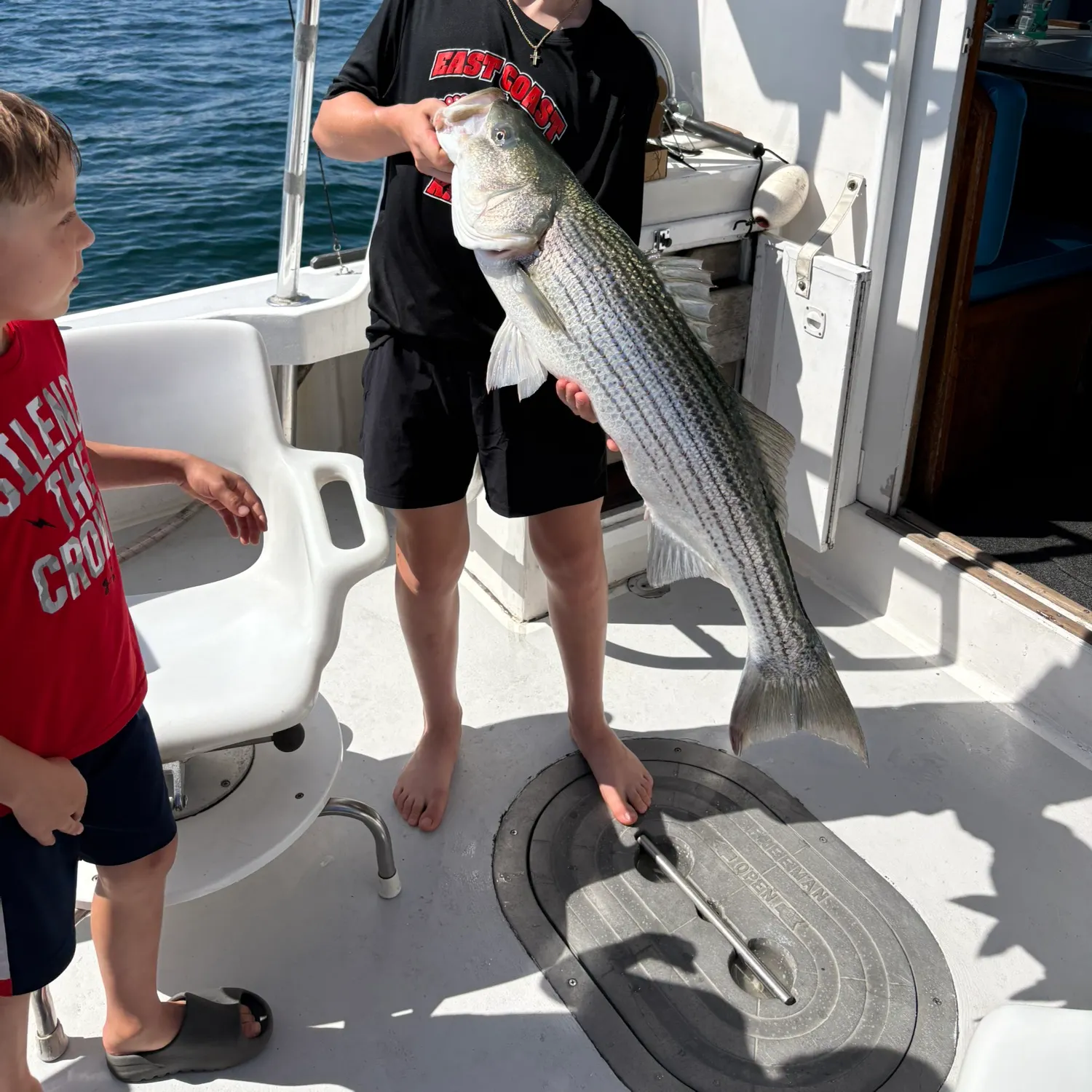 Striped bass caught on Fishbrain