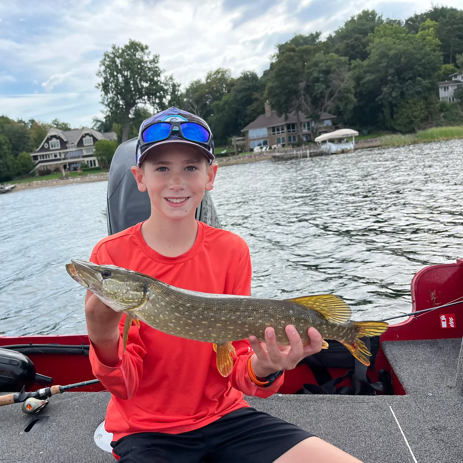 Northern pike caught on Fishbrain