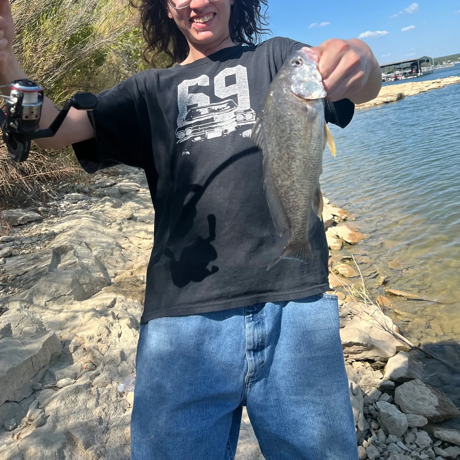 Freshwater drum caught on Fishbrain