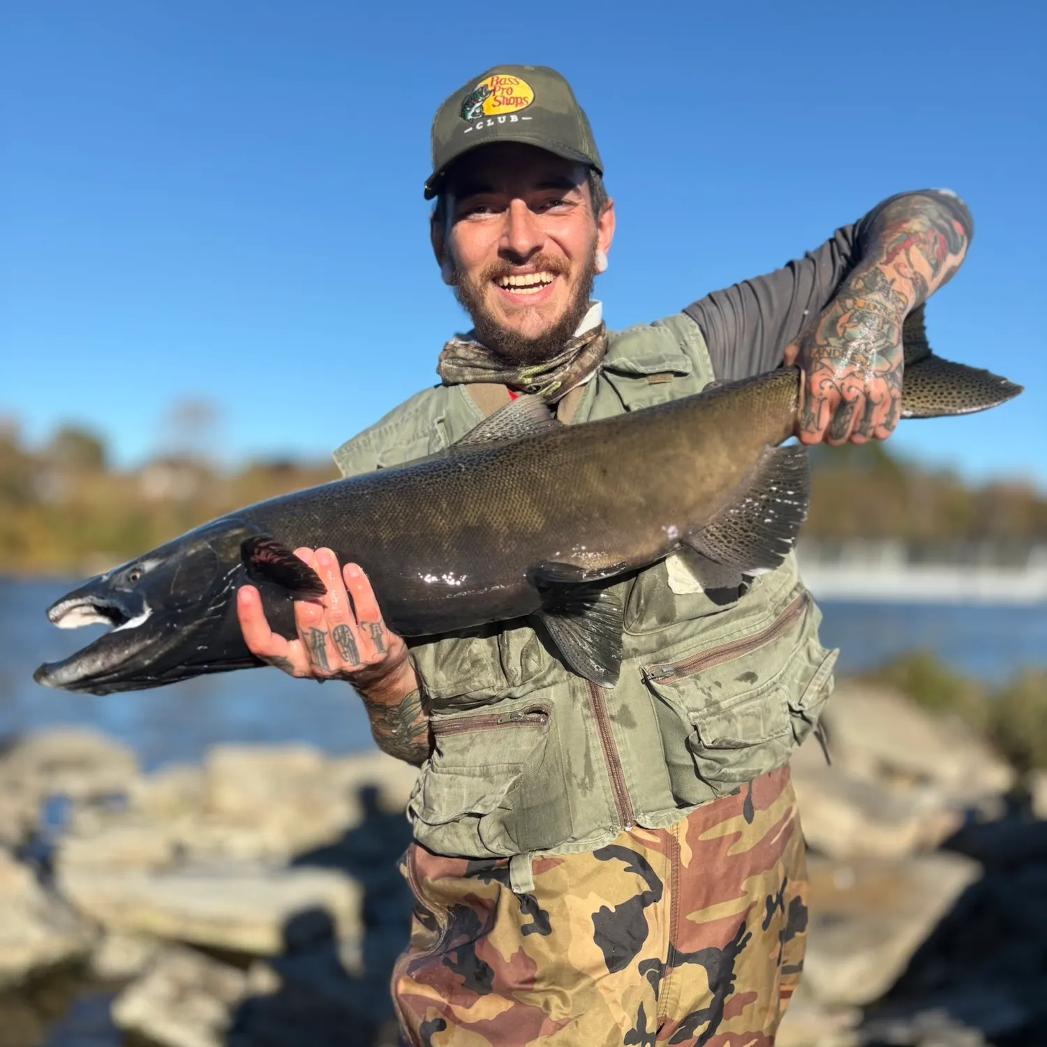 Chinook salmon caught on Fishbrain