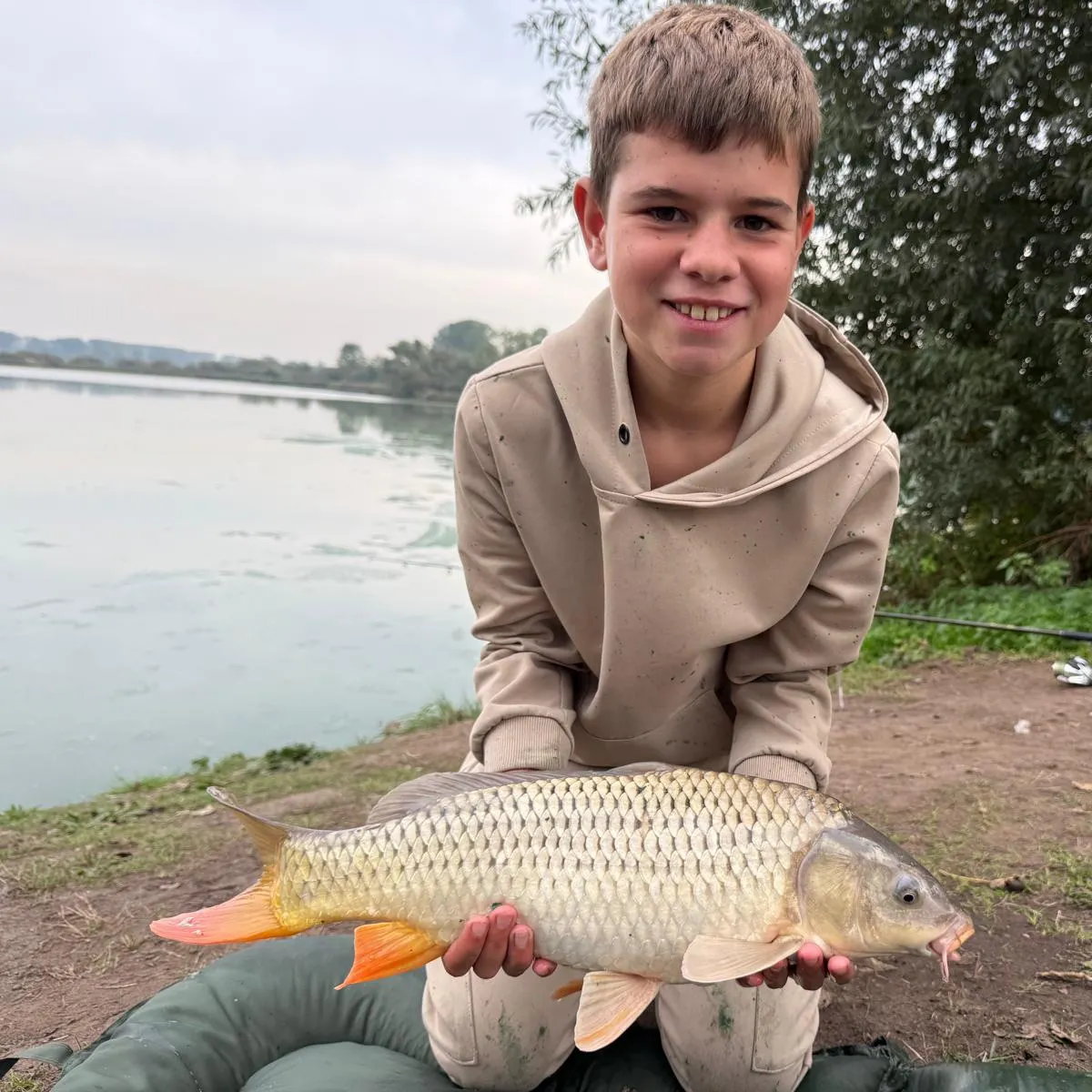 Common carp caught on Fishbrain