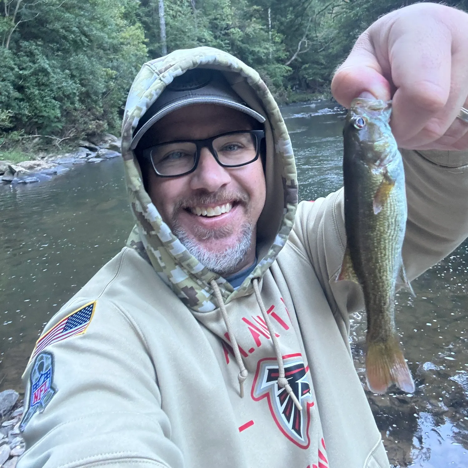 Redeye bass caught on Fishbrain
