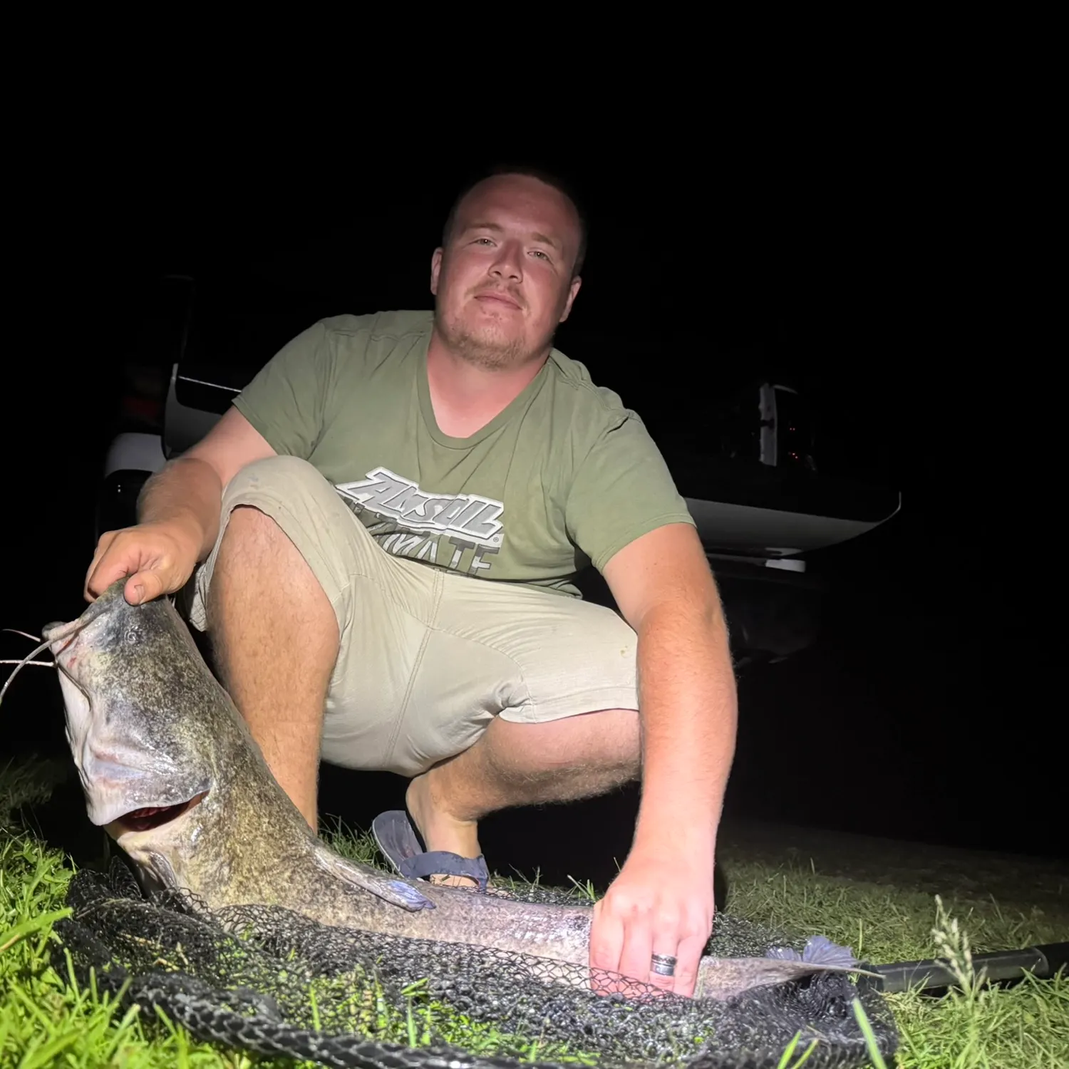 Flathead catfish caught on Fishbrain