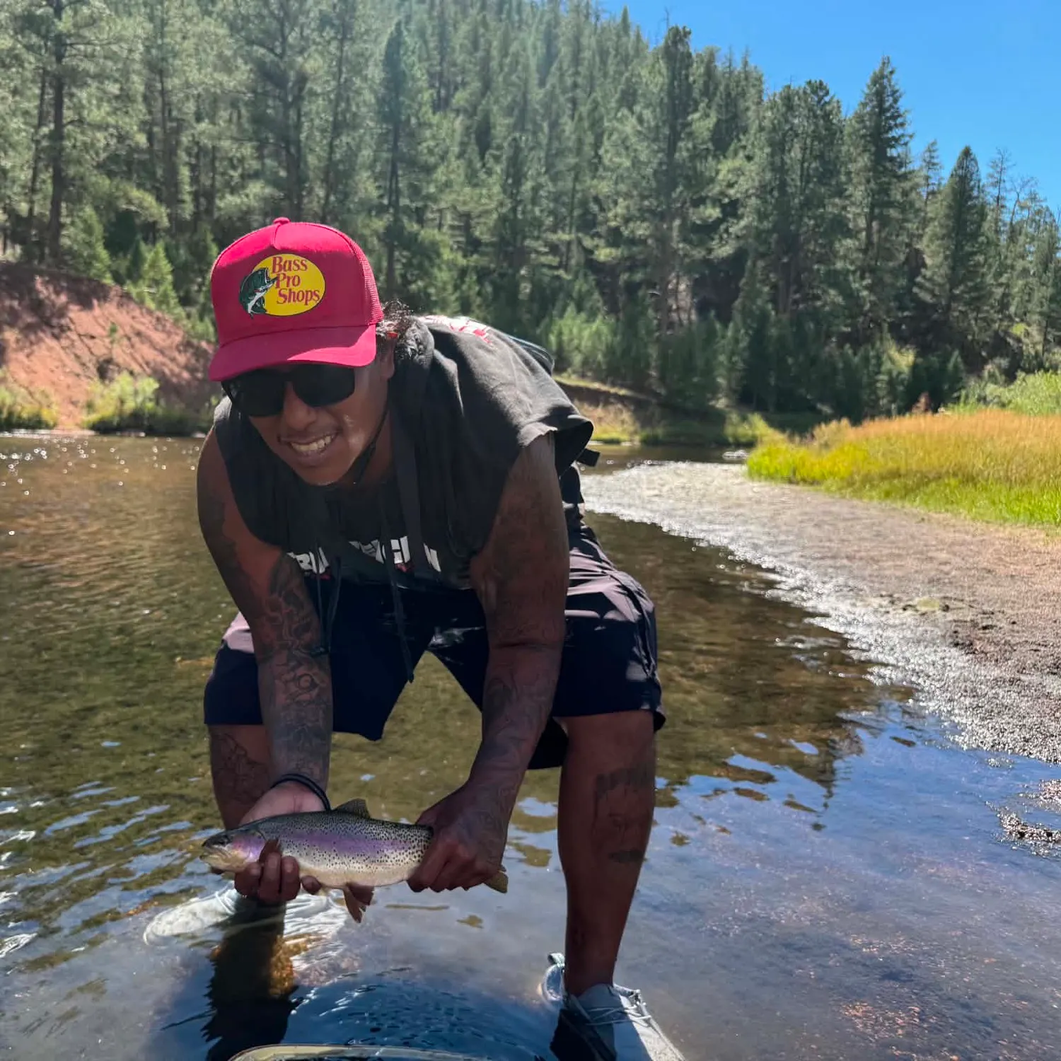 Cutbow caught on Fishbrain