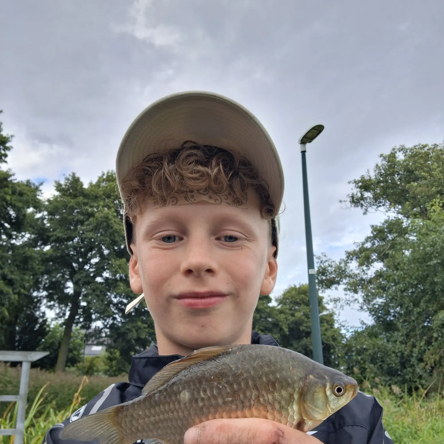 Crucian carp caught on Fishbrain