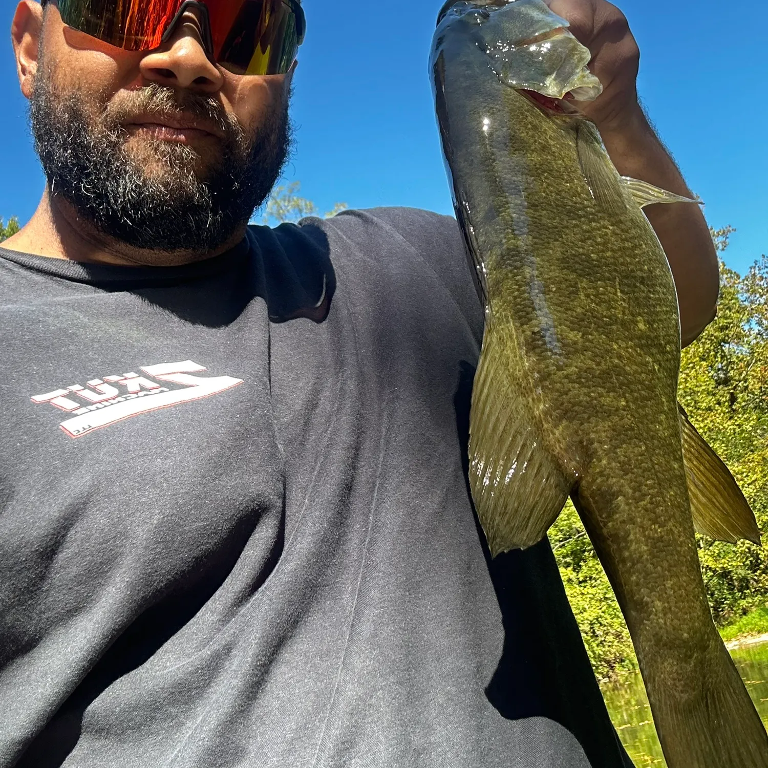 Smallmouth bass caught on Fishbrain