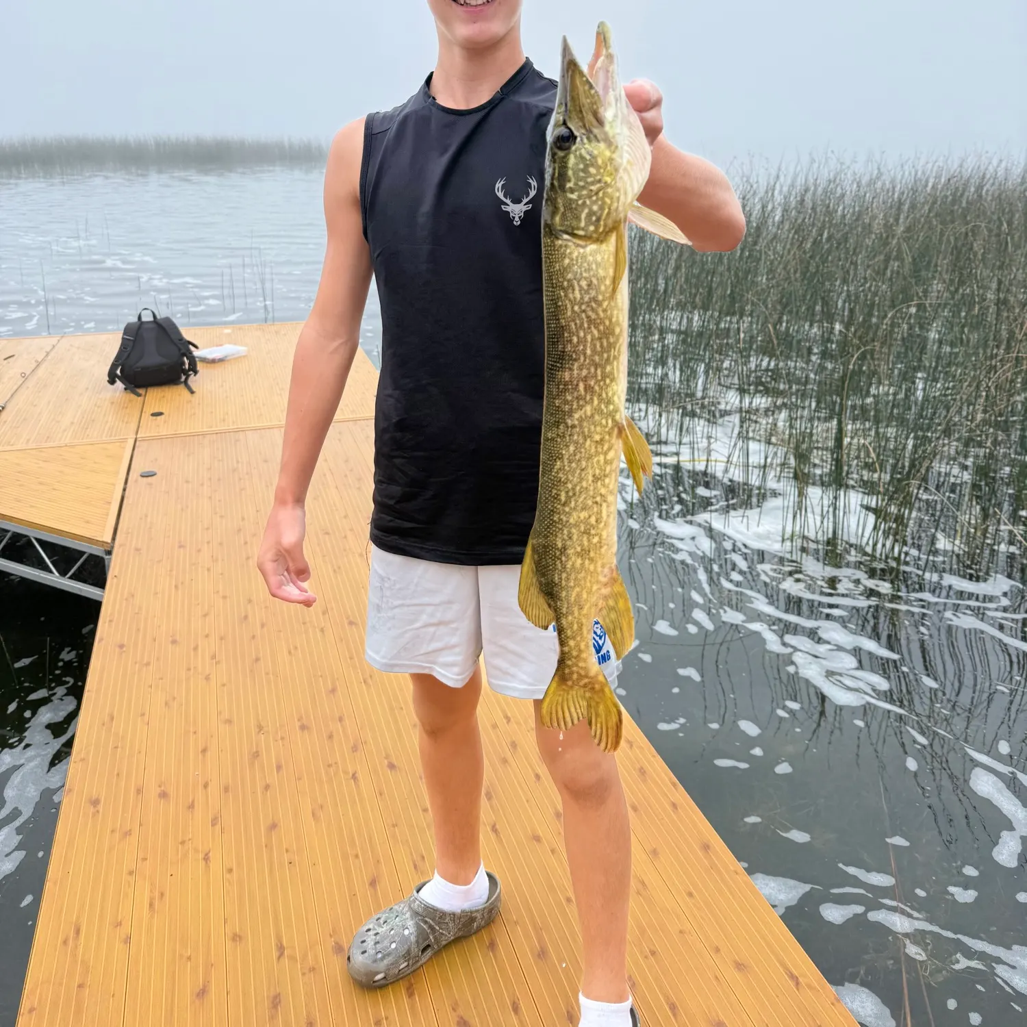 Northern pike caught on Fishbrain