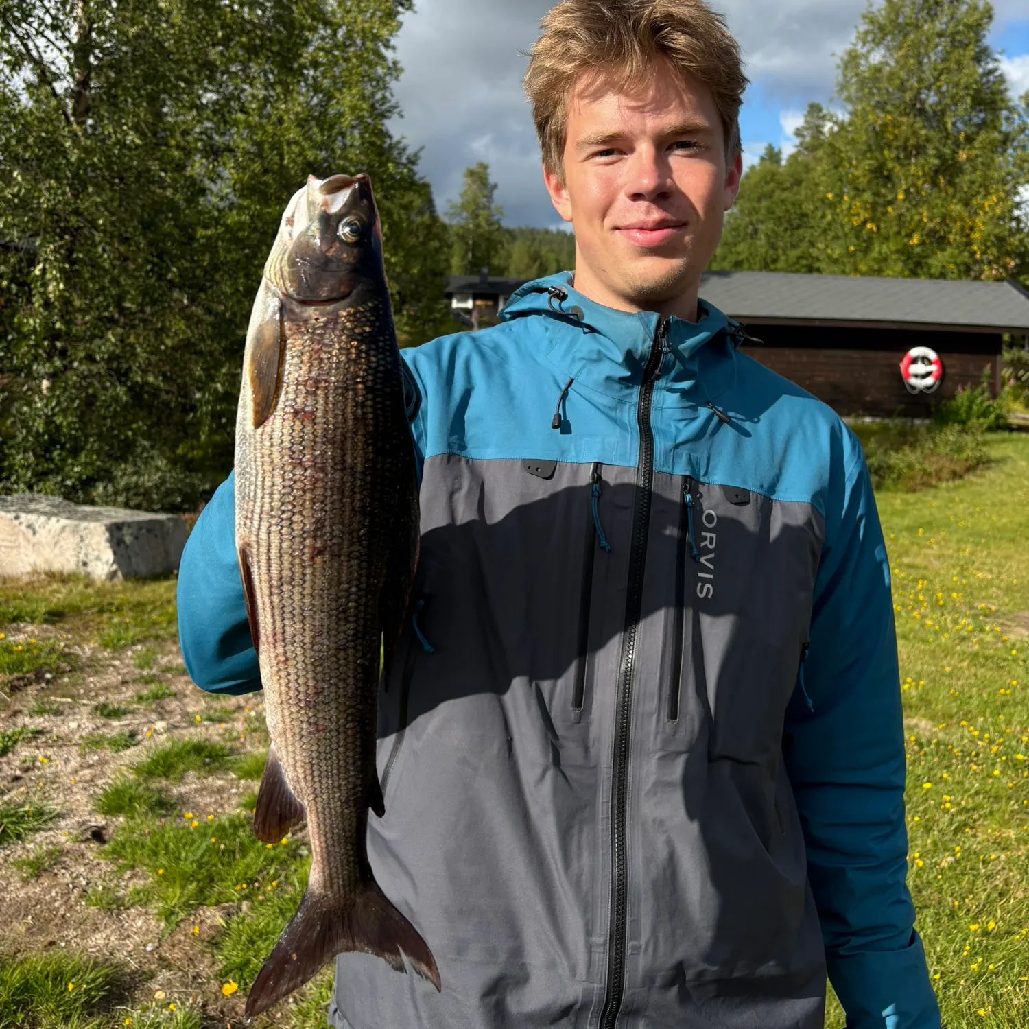 European grayling caught on Fishbrain