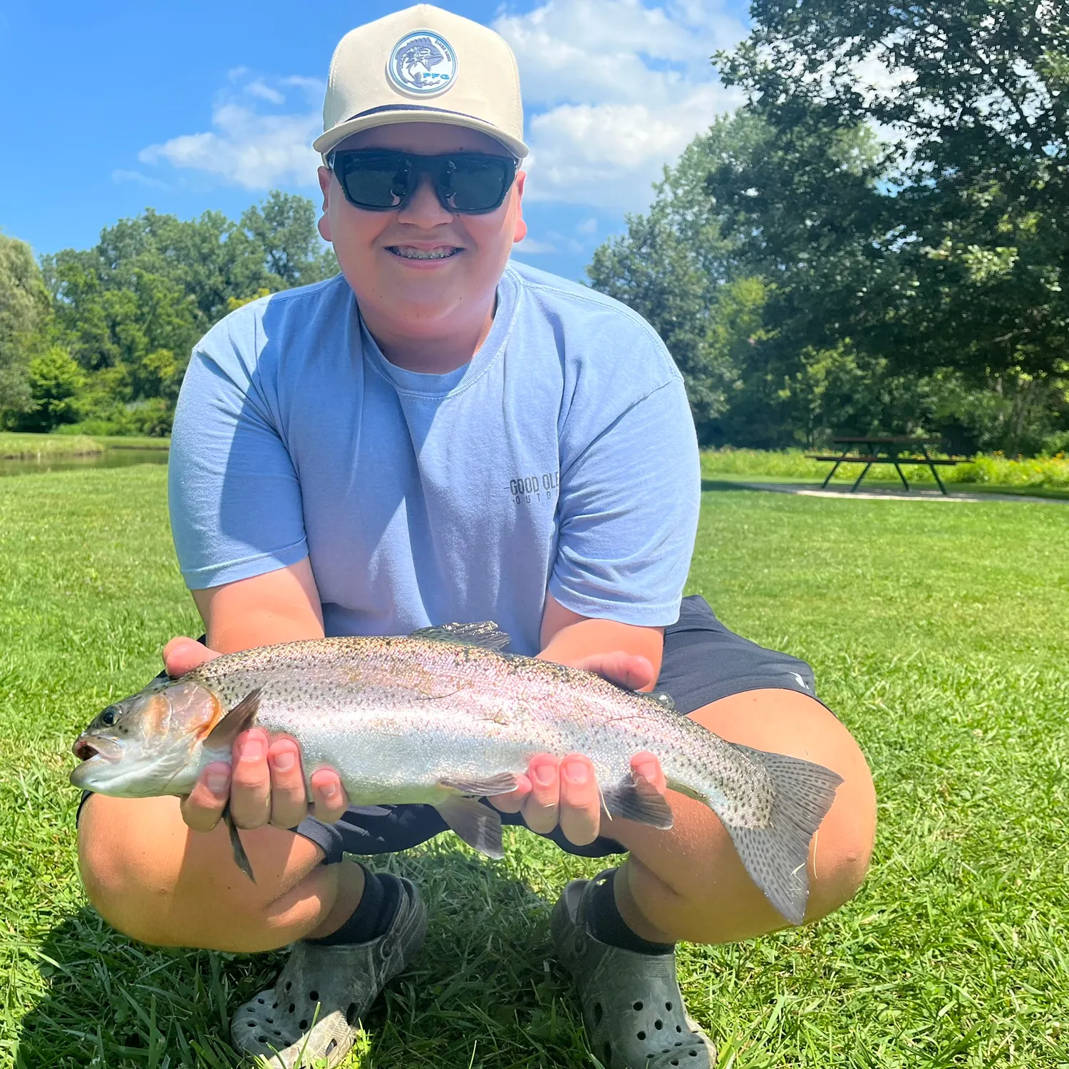 Rainbow trout caught on Fishbrain