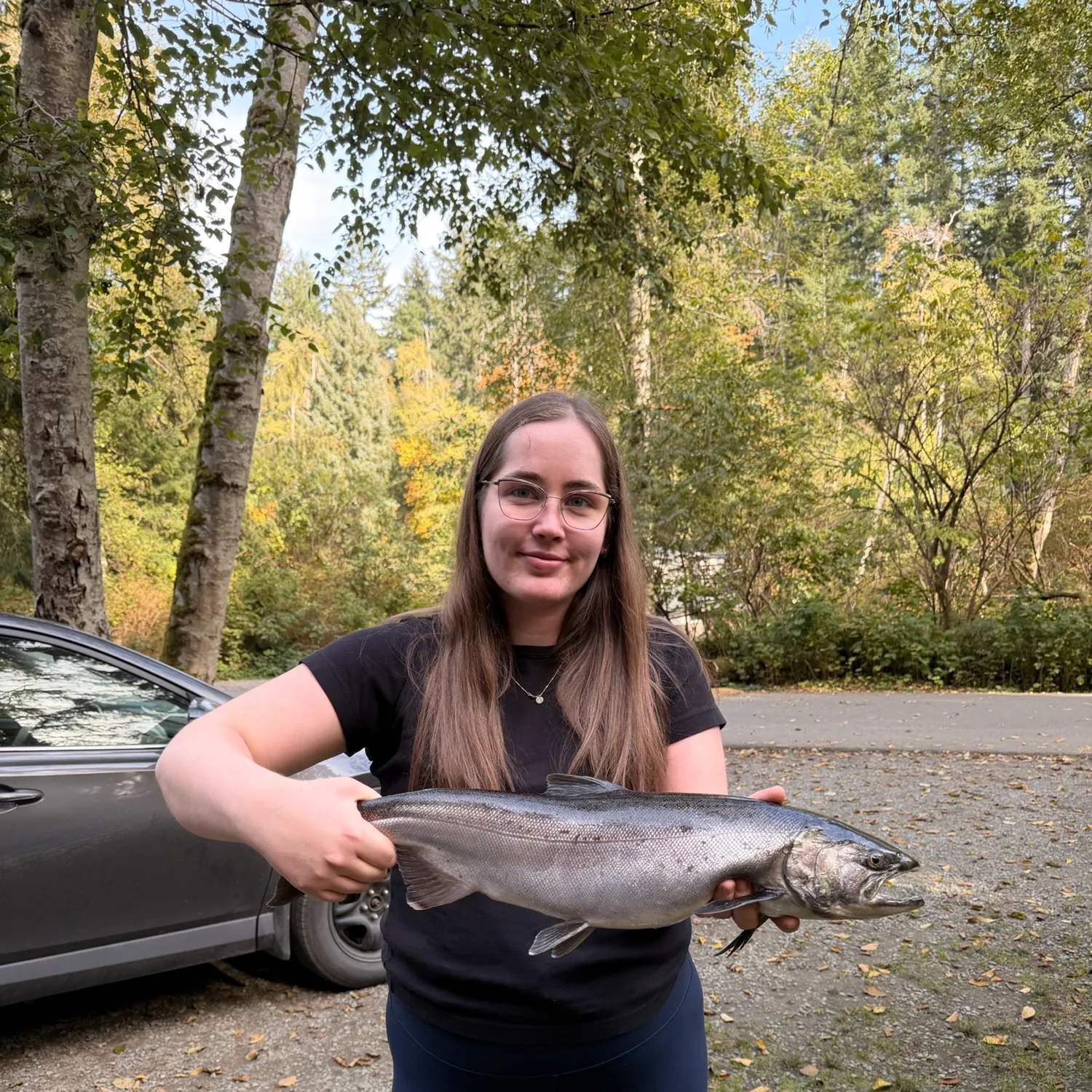 Coho salmon caught on Fishbrain
