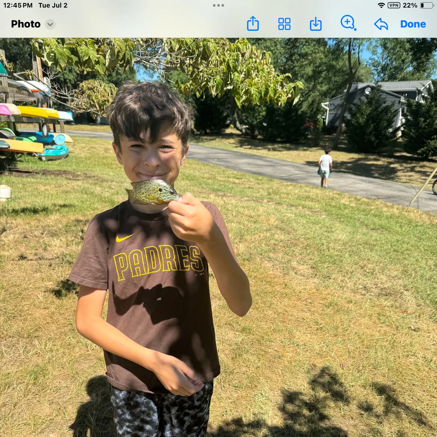 recently logged catches