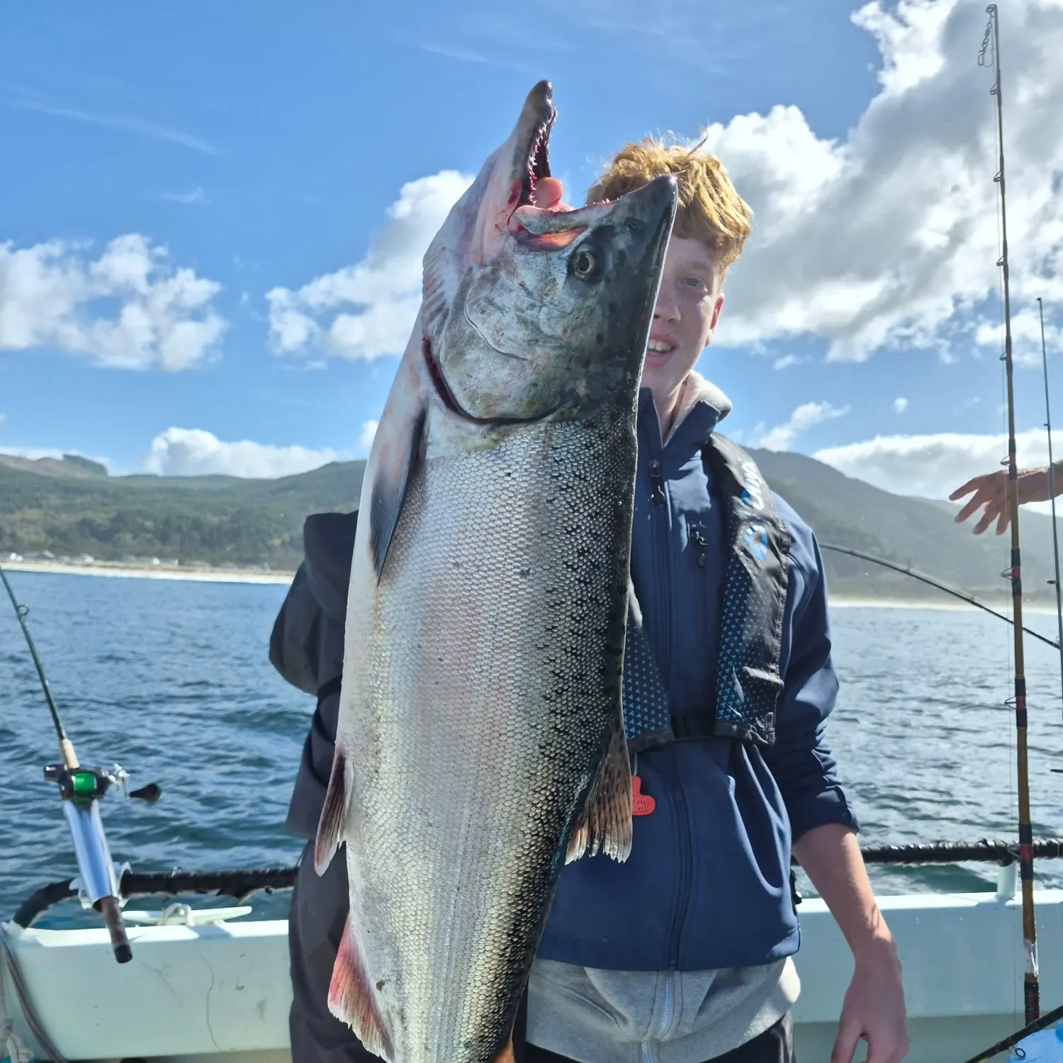 Chinook salmon caught on Fishbrain