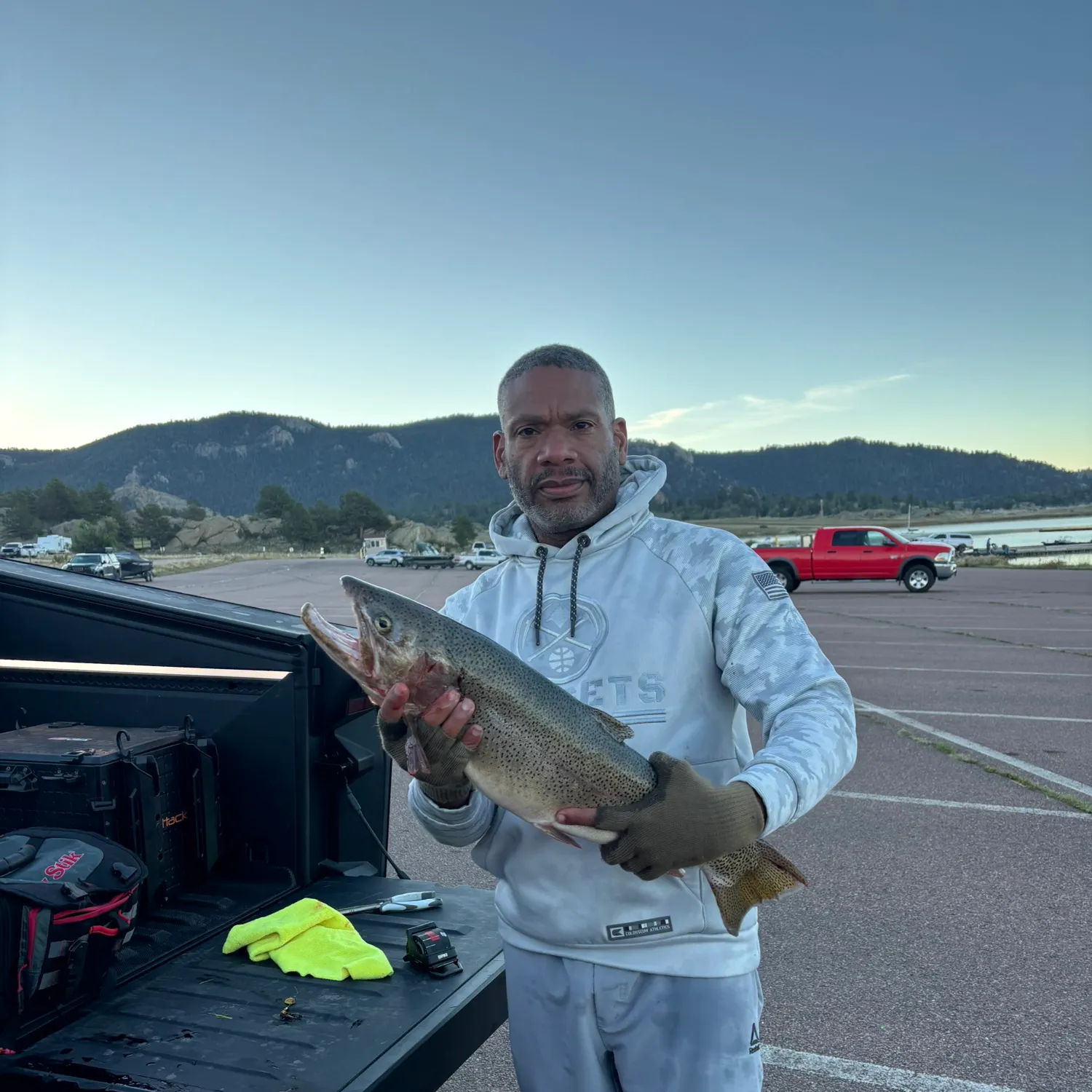 Cutbow caught on Fishbrain