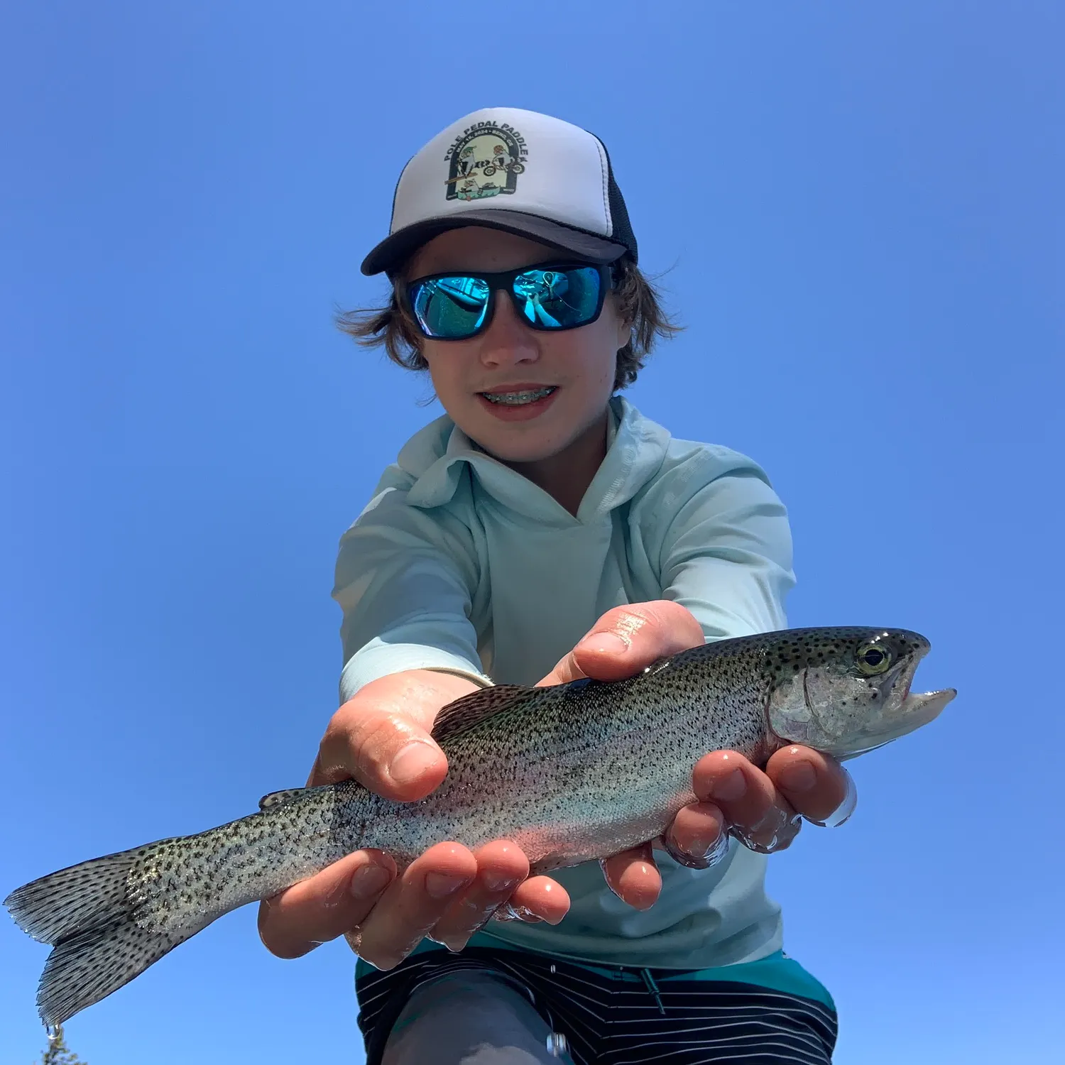 Rainbow trout caught on Fishbrain