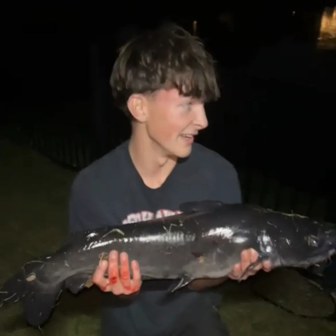 Channel catfish caught on Fishbrain