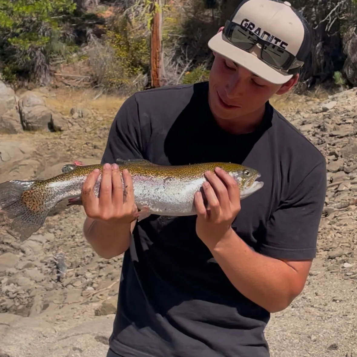 Rainbow trout caught on Fishbrain