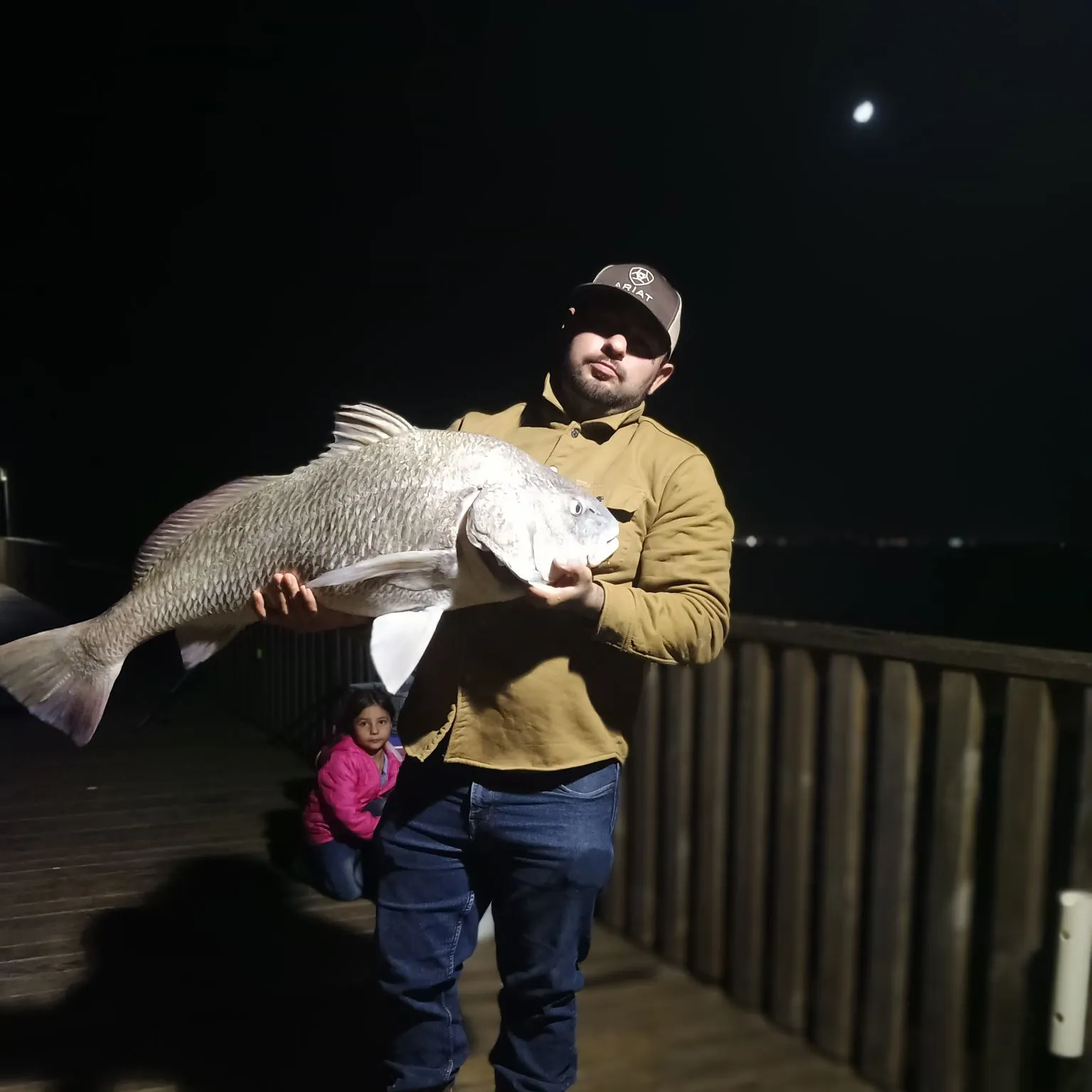 Black drum caught on Fishbrain