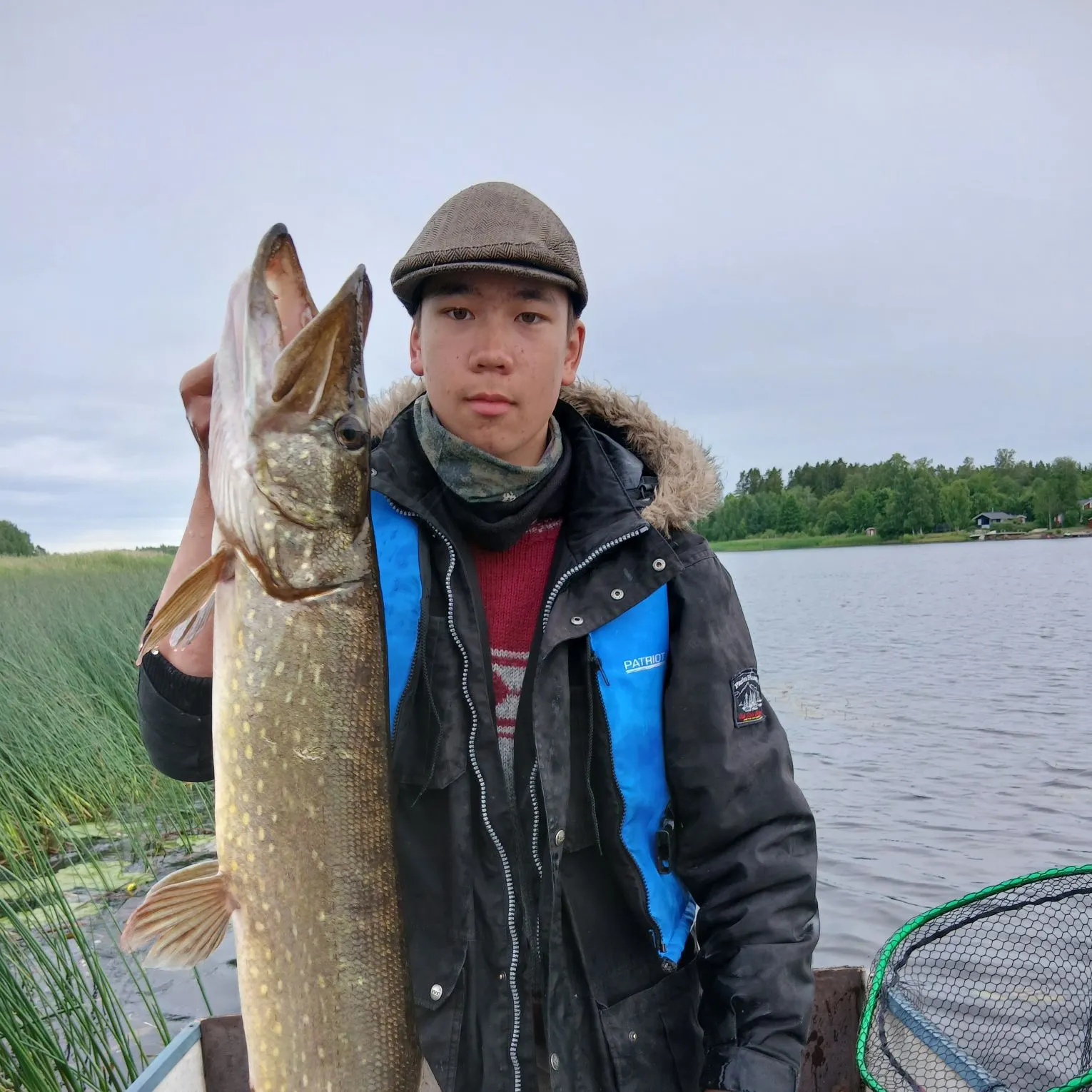 Northern pike caught on Fishbrain