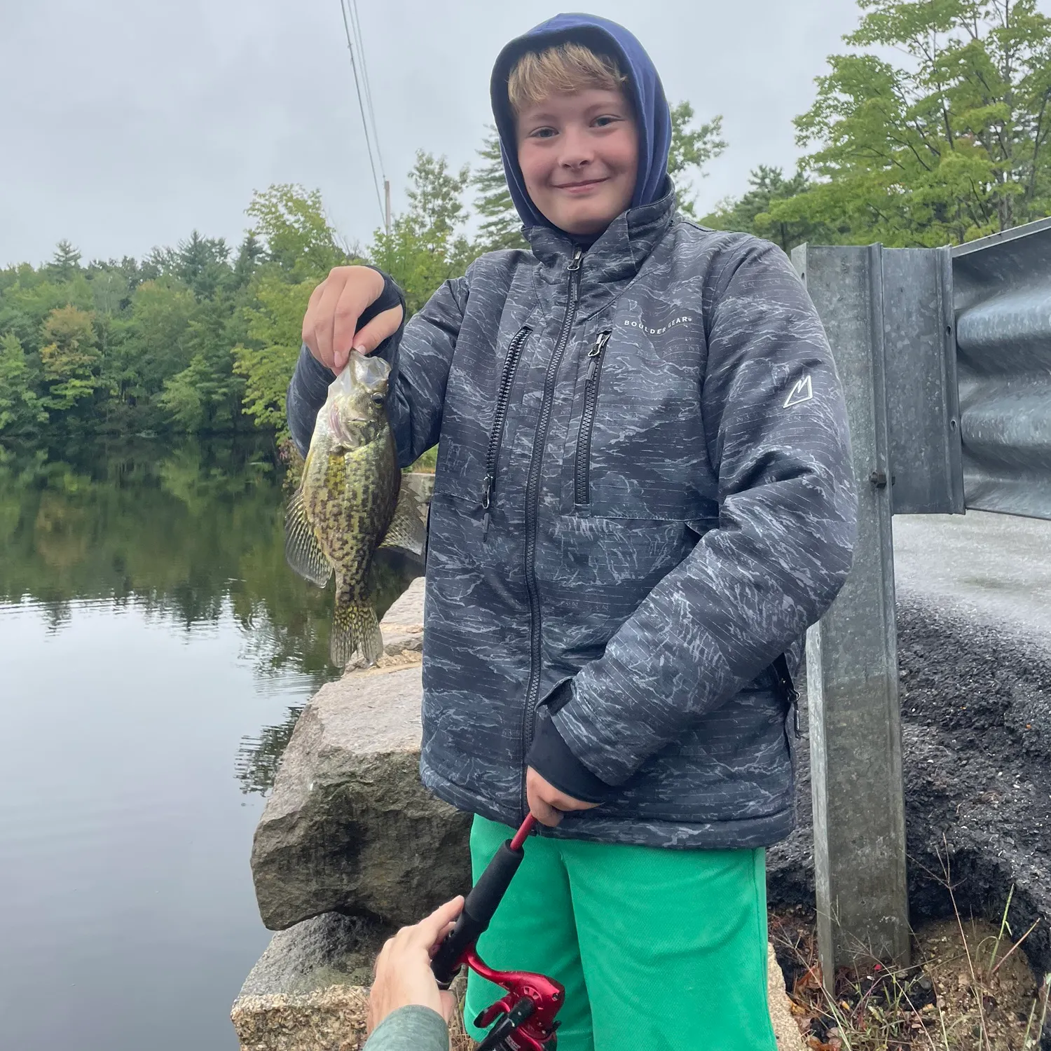 Black crappie caught on Fishbrain
