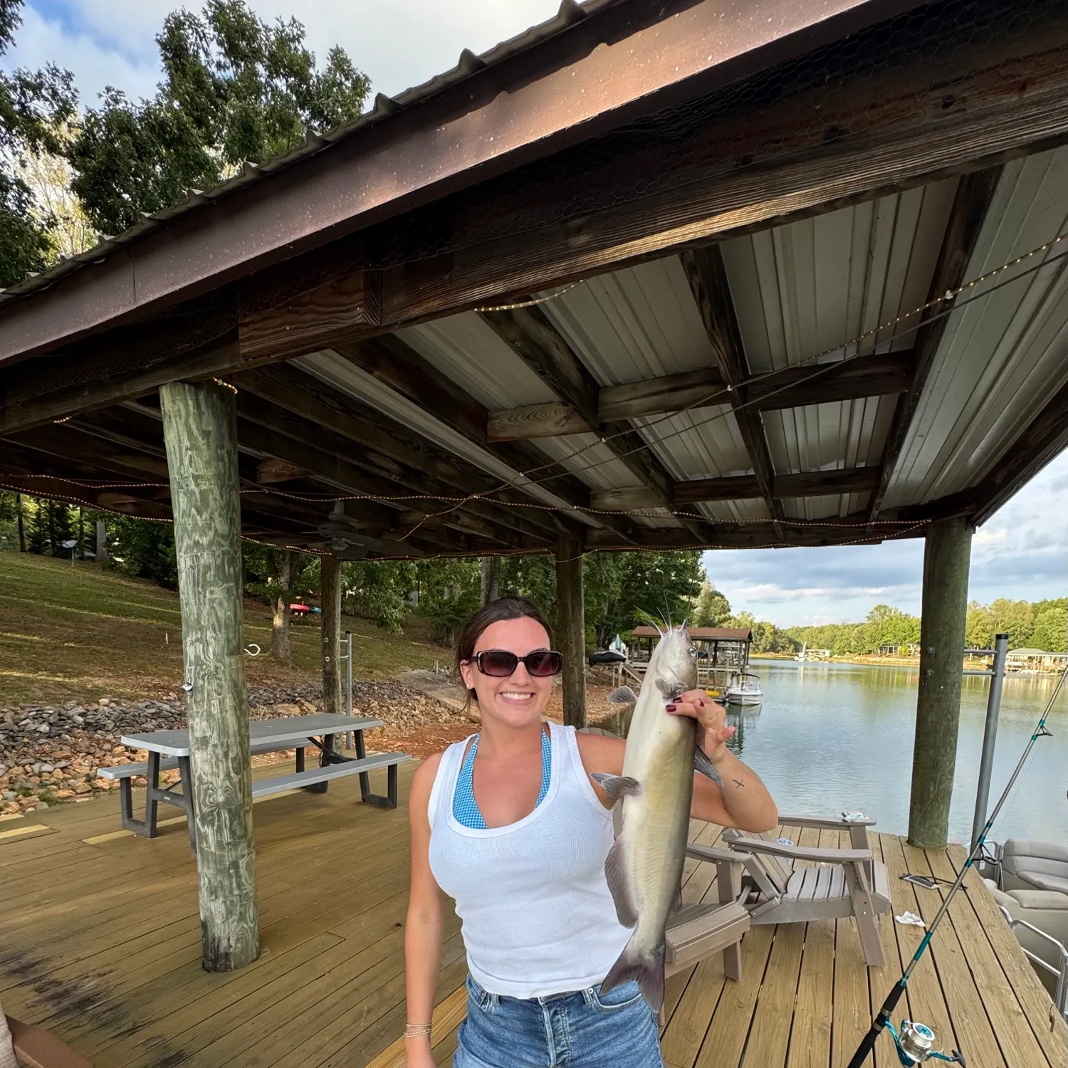 Channel catfish caught on Fishbrain
