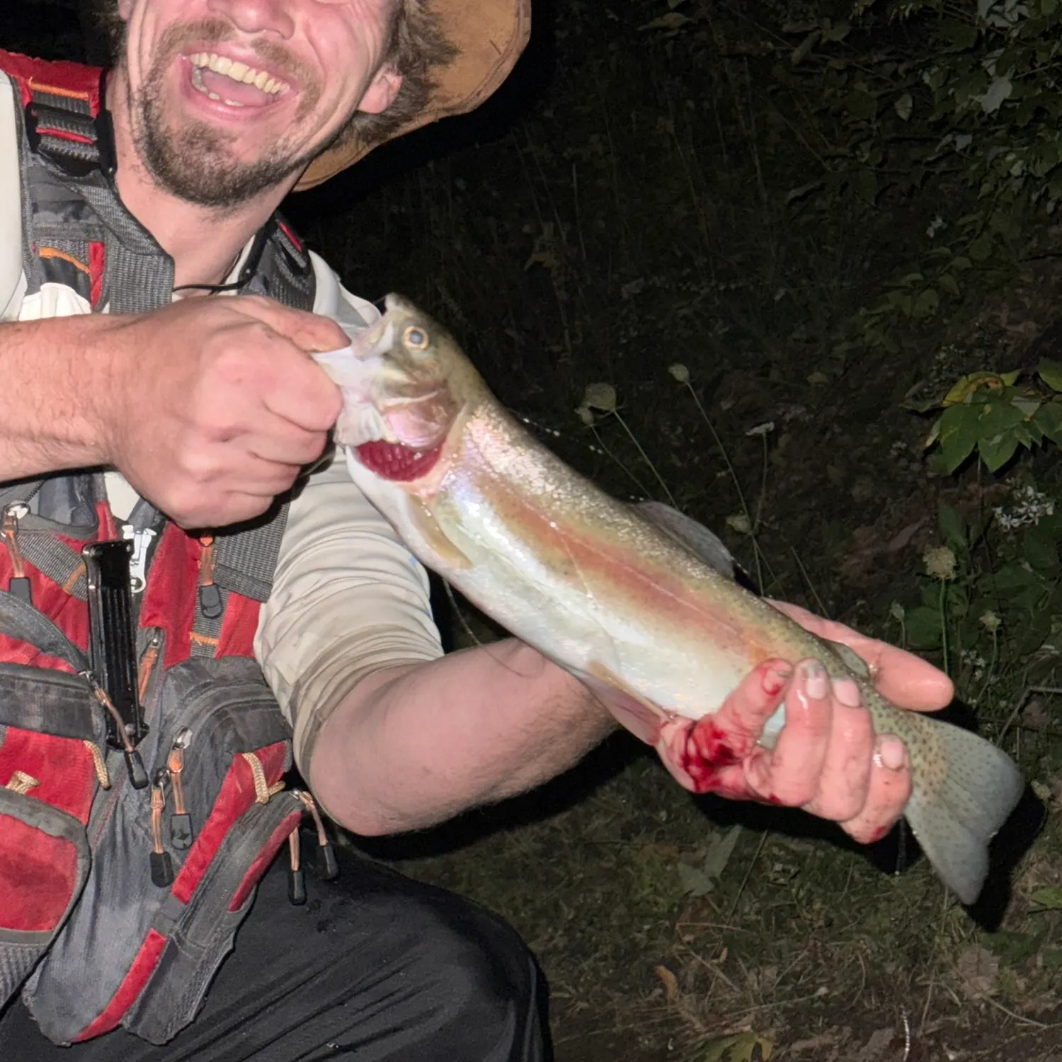 Rainbow trout caught on Fishbrain
