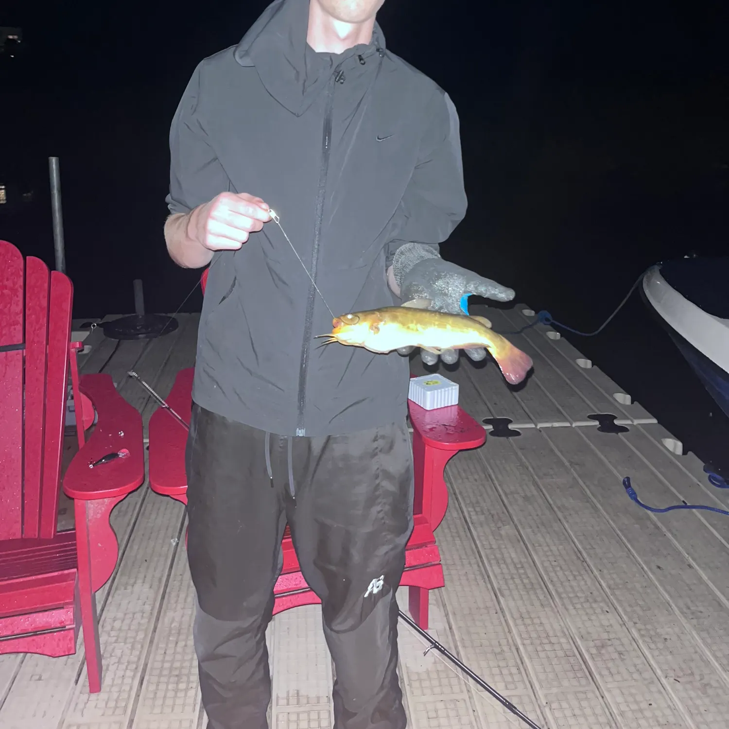 Yellow bullhead caught on Fishbrain