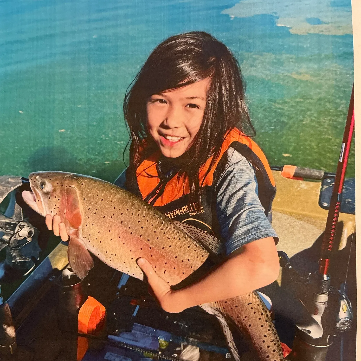 Cutthroat trout caught on Fishbrain