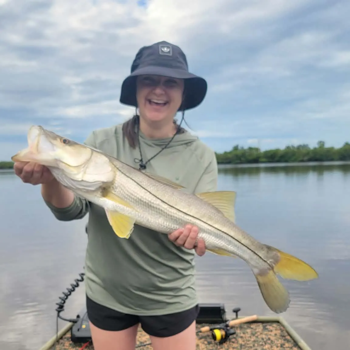 Common snook caught on Fishbrain