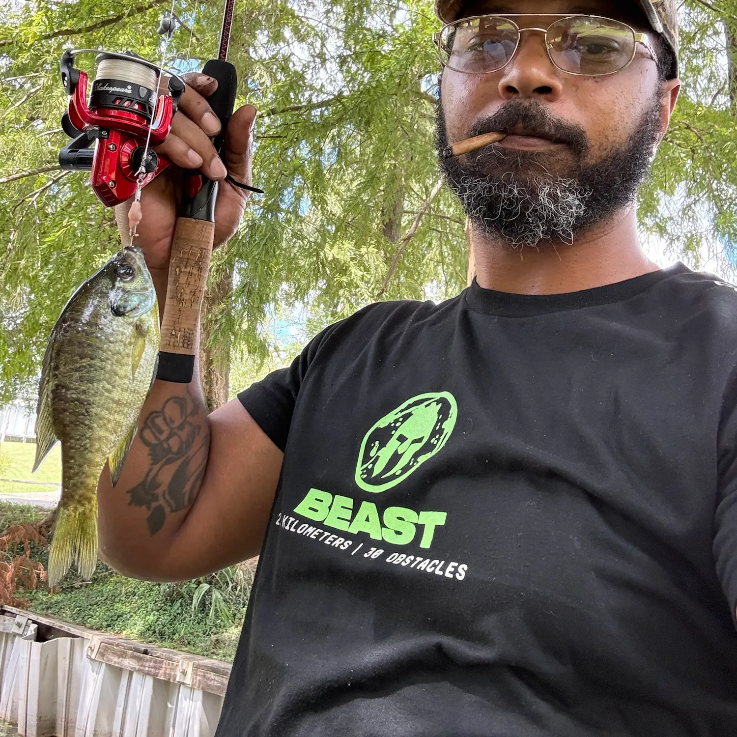 Bluegill caught on Fishbrain