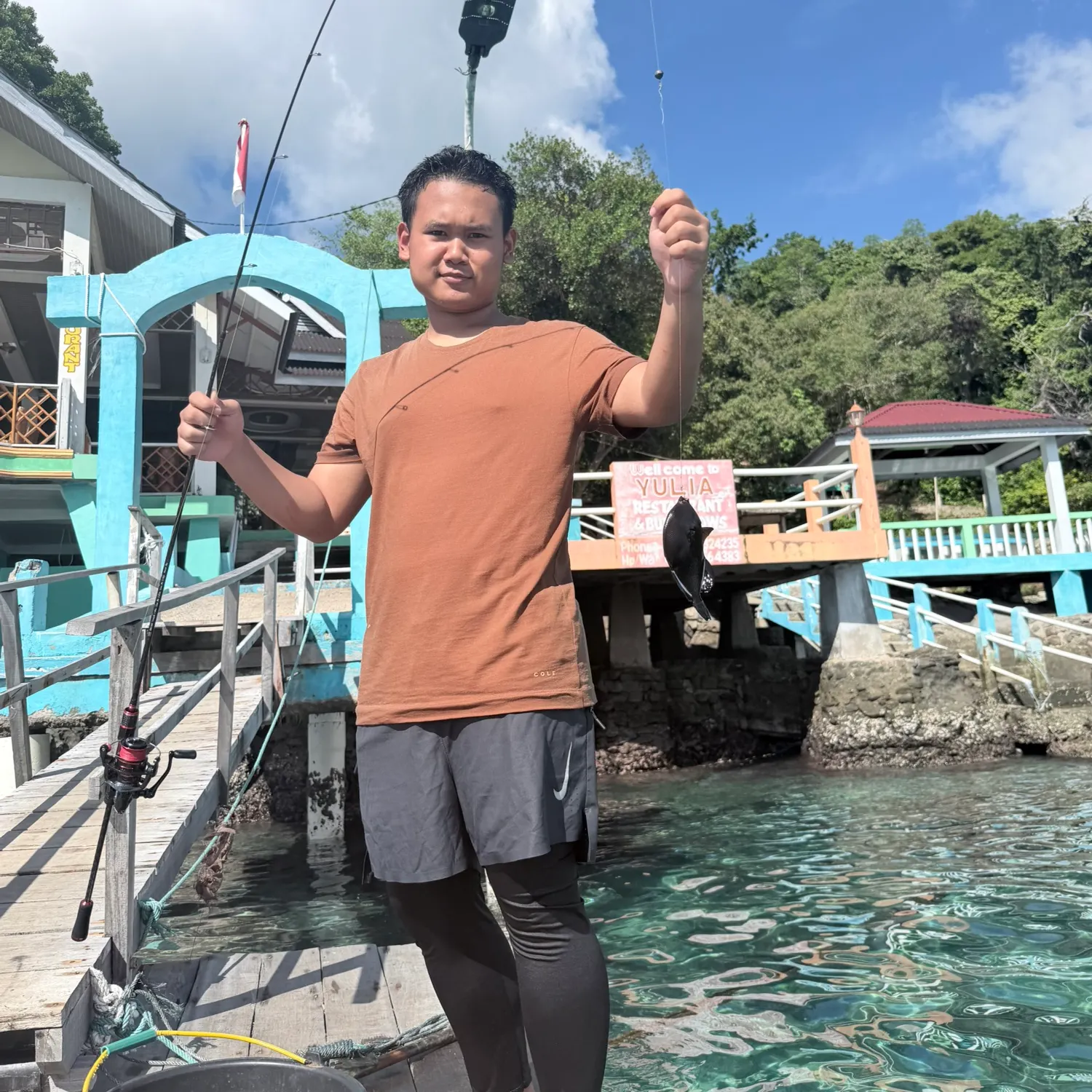 Black triggerfish caught on Fishbrain