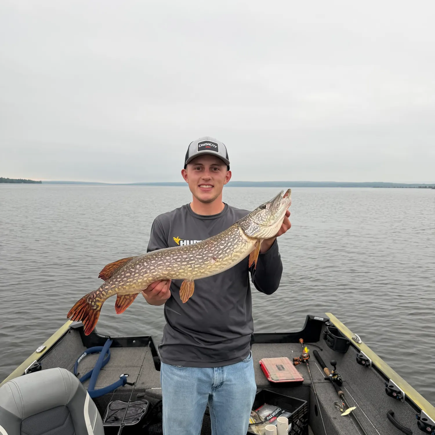 Northern pike caught on Fishbrain