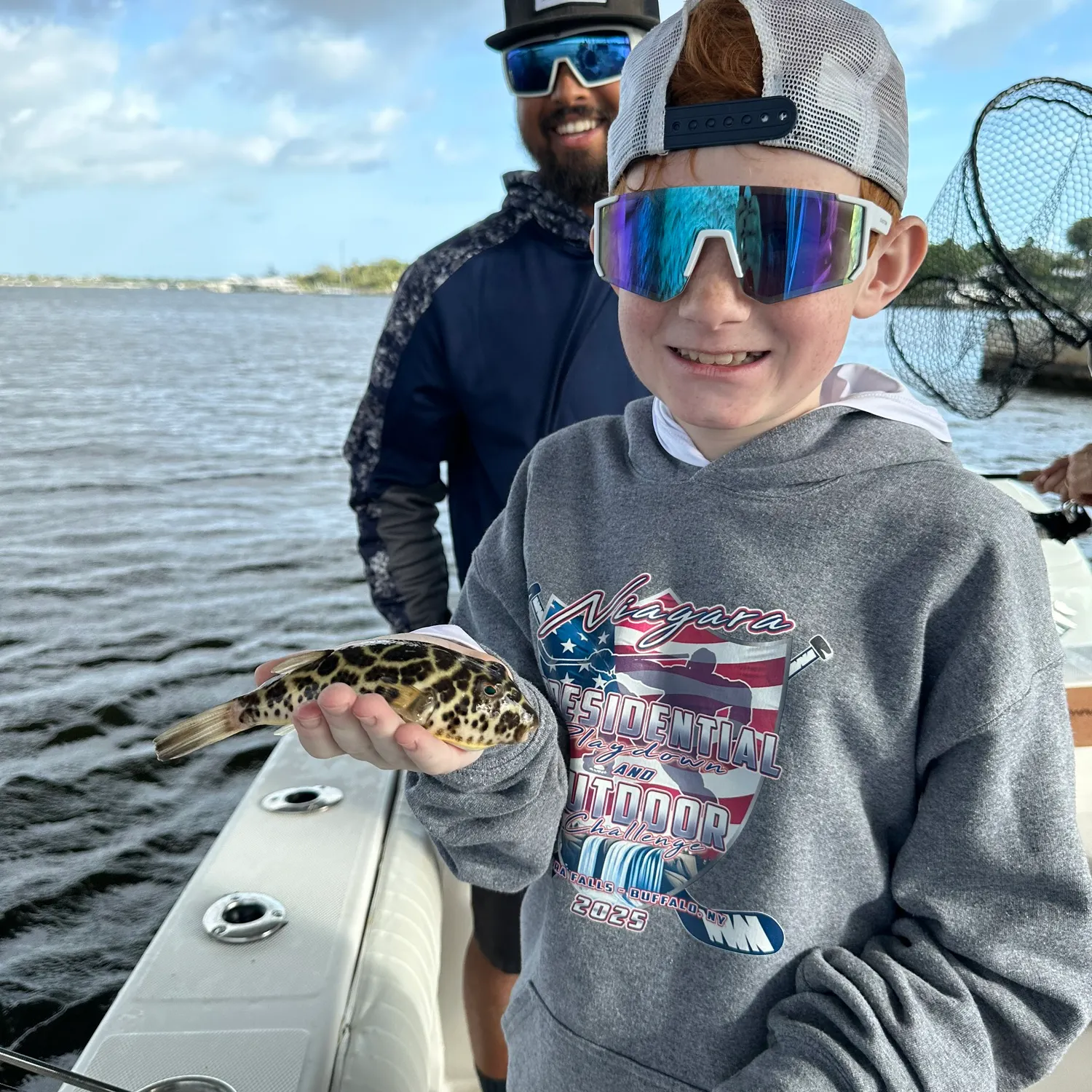 The most recent Yellowspotted puffer catches on Fishbrain
