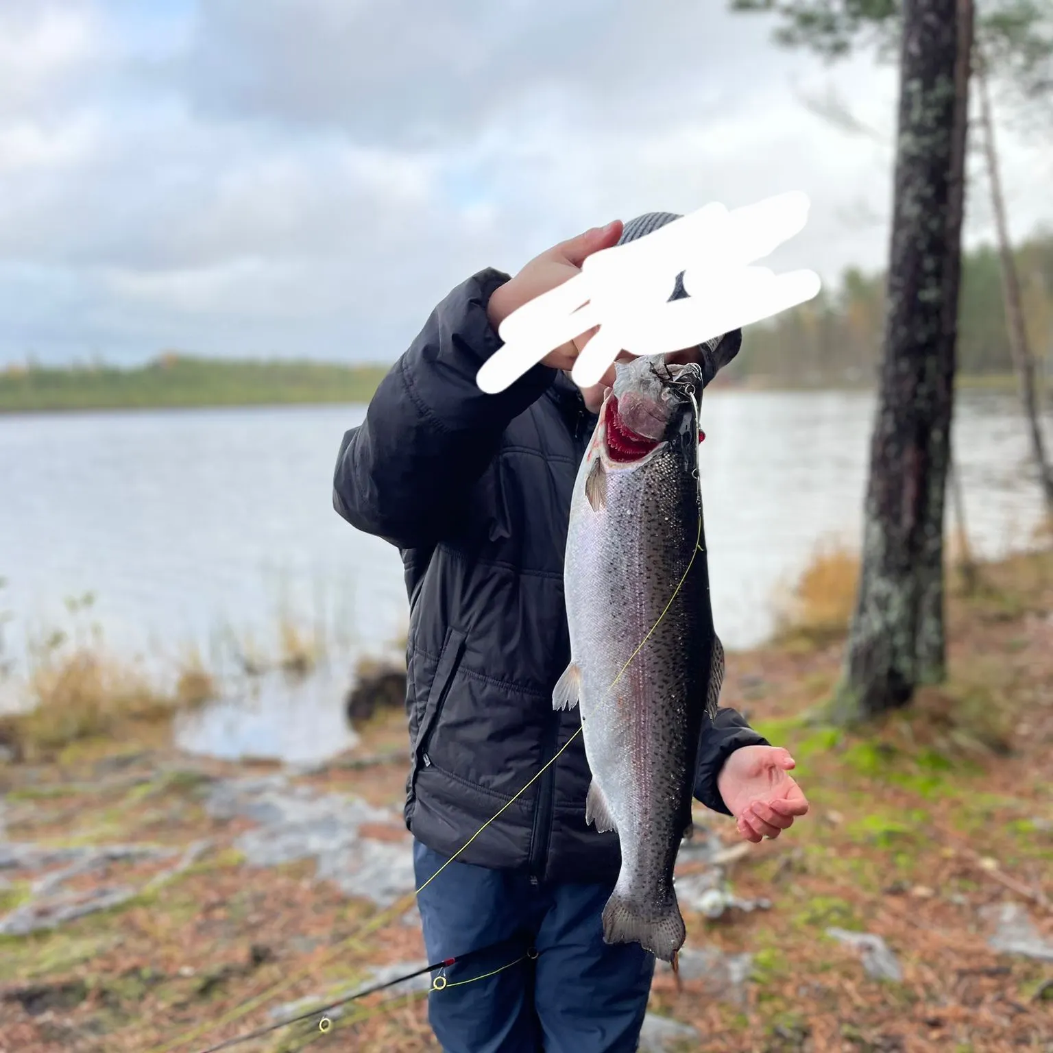 Rainbow trout caught on Fishbrain