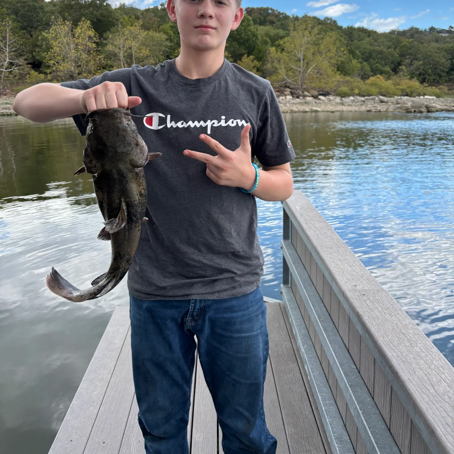 Flathead catfish caught on Fishbrain