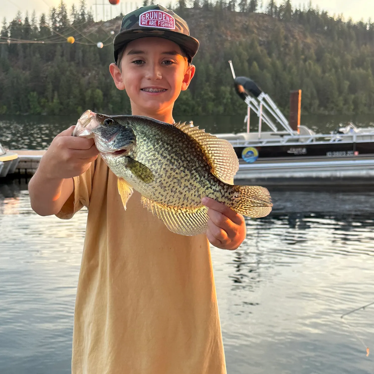 Black crappie caught on Fishbrain