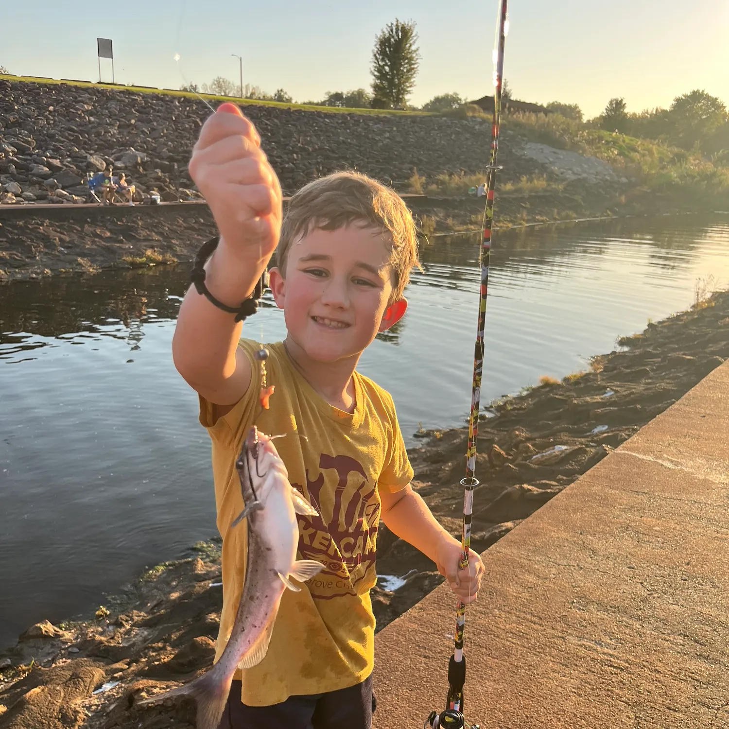Channel catfish caught on Fishbrain
